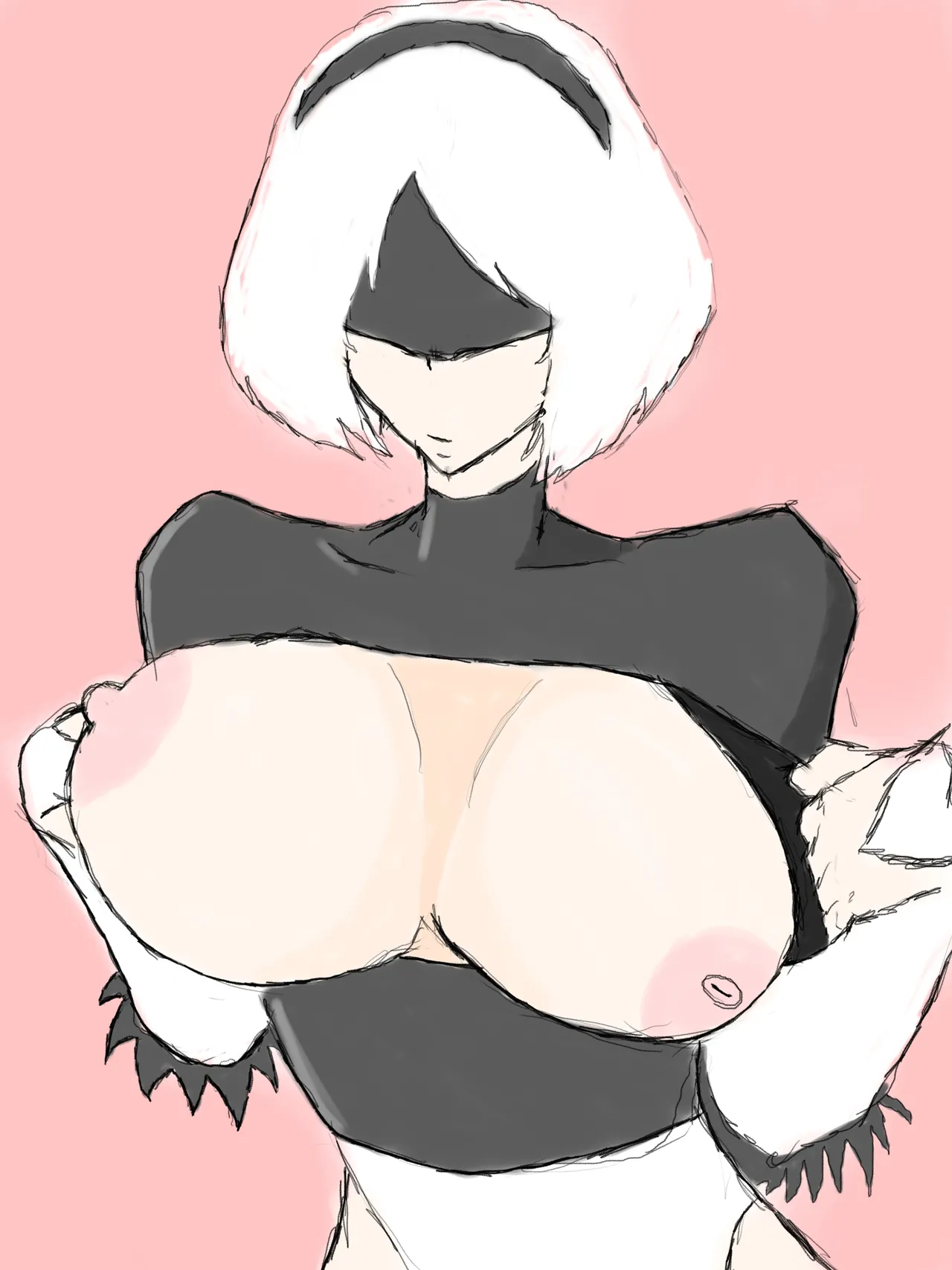 2B x 9S hentai remake numero di immagine  9