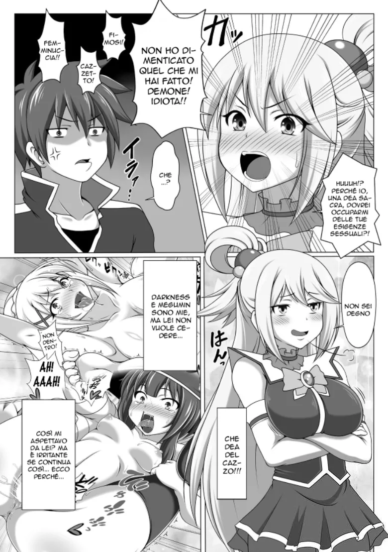 (C93) [Bad End RST (J-MAX JAPAN)] Kono Koukando nara Sorosoro Harem Ikerun ja ne? 3 ~RST 07~ | Reincarnarsi è Meglio del Paradiso 3 (Kono Subarashii Sekai ni Syukufuku o!) [Italian] [Digital] 이미지 번호 4