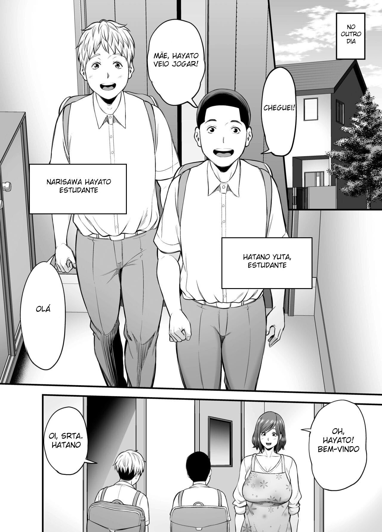 [Ura Meshiya (Maccha Neji)] Sexless de Yokkyu Fuman na Watashi wa, Musuko no Tomodachi to... [Portuguese-BR] 图片编号 7