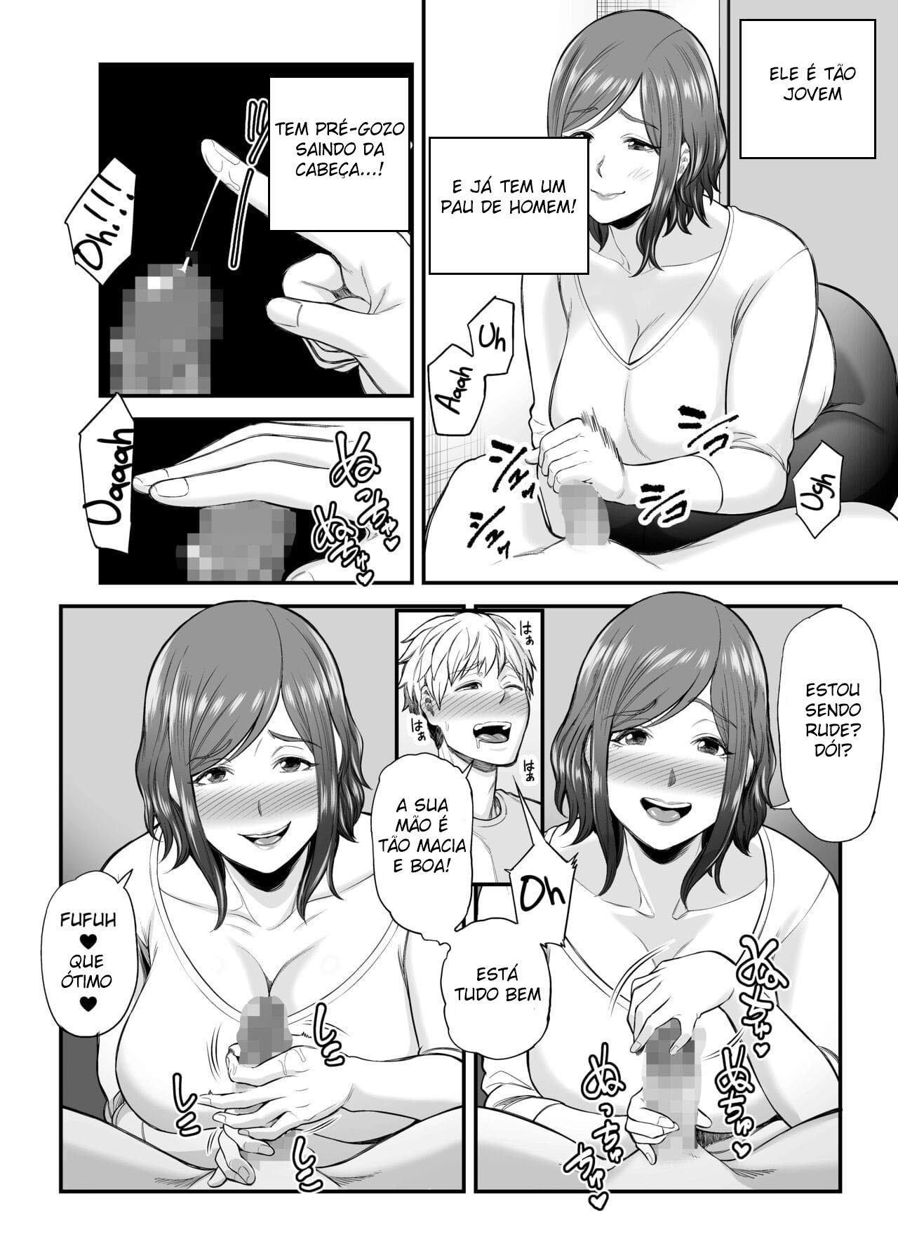 [Ura Meshiya (Maccha Neji)] Sexless de Yokkyu Fuman na Watashi wa, Musuko no Tomodachi to... [Portuguese-BR] 图片编号 19