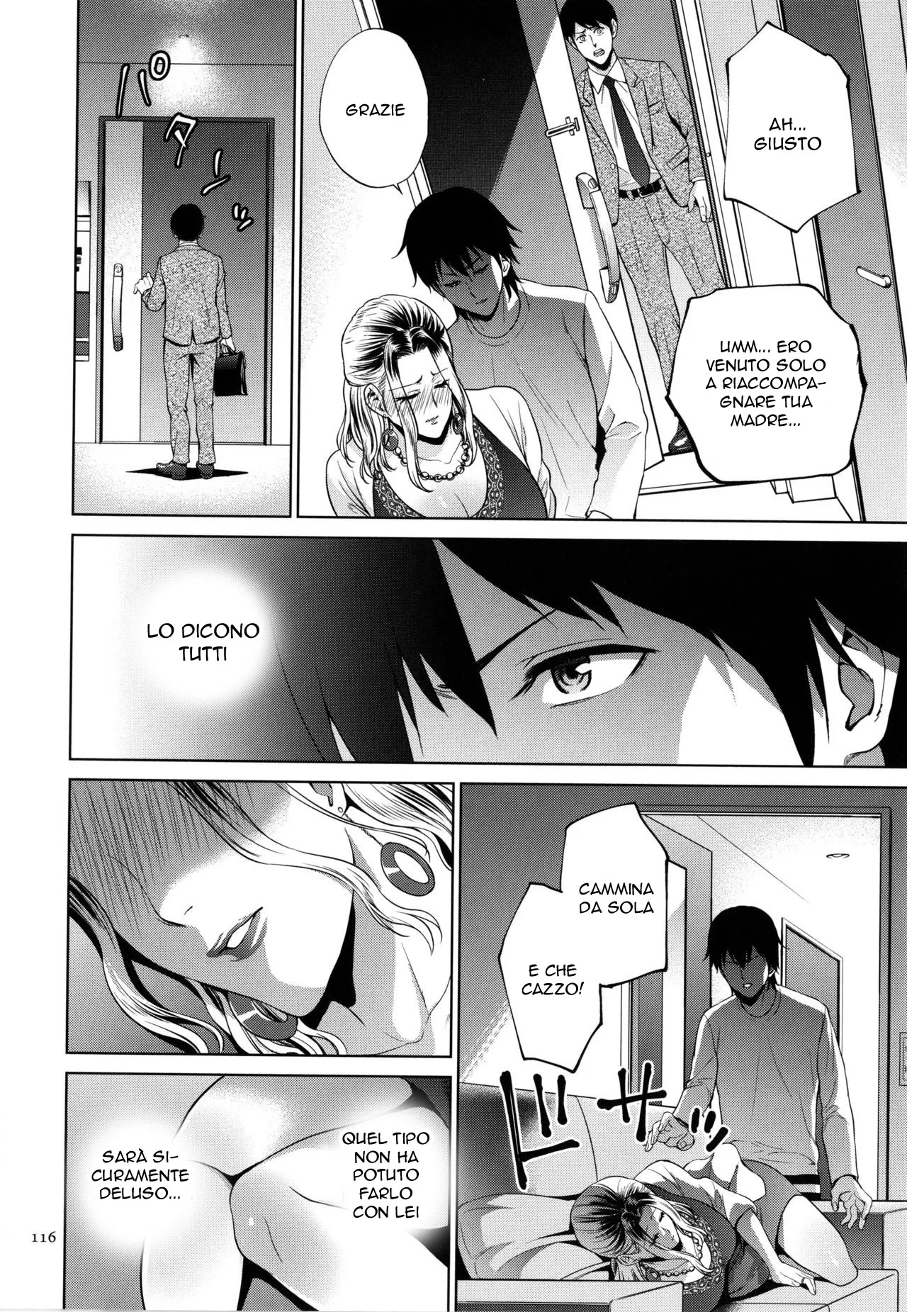 [Natsu no Oyatsu] Haha wa Yoru no Chou | Gli Effetti dell' Alcol sulla Mamma (COMIC Kuriberon DUMA 2024-10 Vol.65) [Italian] image number 4