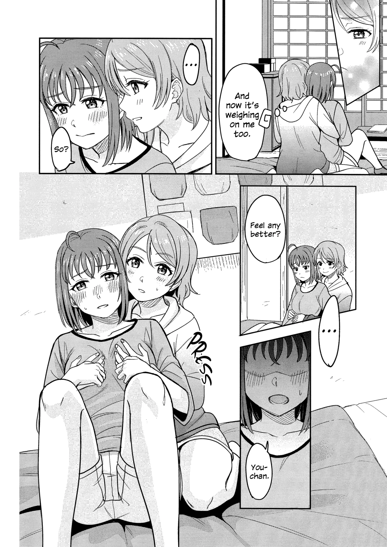 (C95) [Mushiyaki!! (Kanbayashi Makoto)] Hold Me Tight (Love Live! Sunshine!!) [English] numero di immagine  10