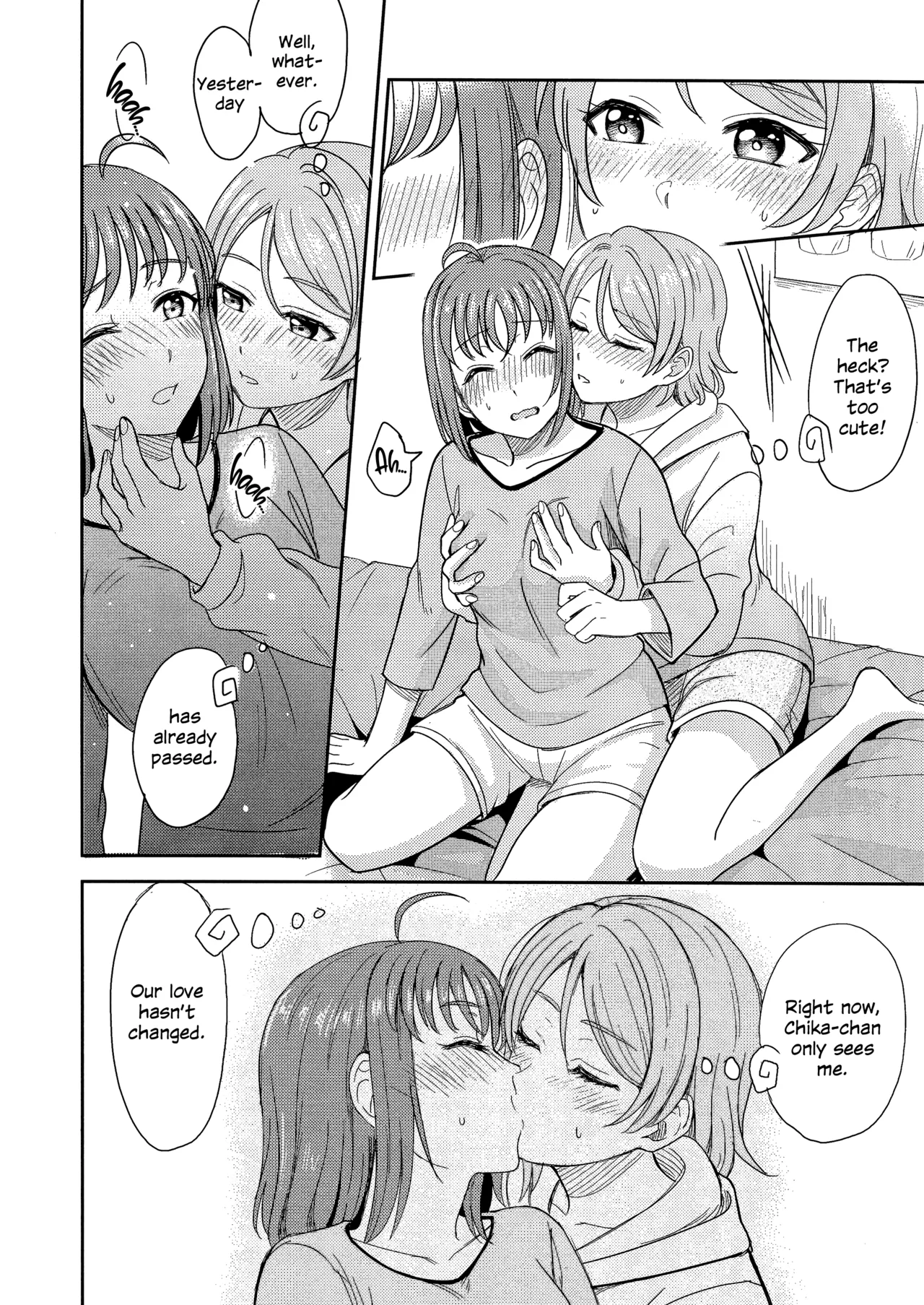 (C95) [Mushiyaki!! (Kanbayashi Makoto)] Hold Me Tight (Love Live! Sunshine!!) [English] numero di immagine  12