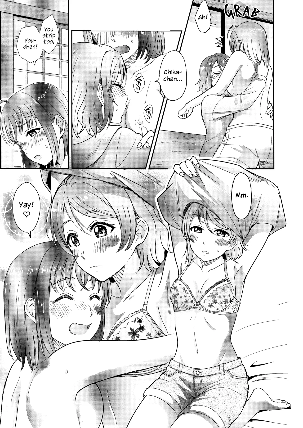 (C95) [Mushiyaki!! (Kanbayashi Makoto)] Hold Me Tight (Love Live! Sunshine!!) [English] numero di immagine  17