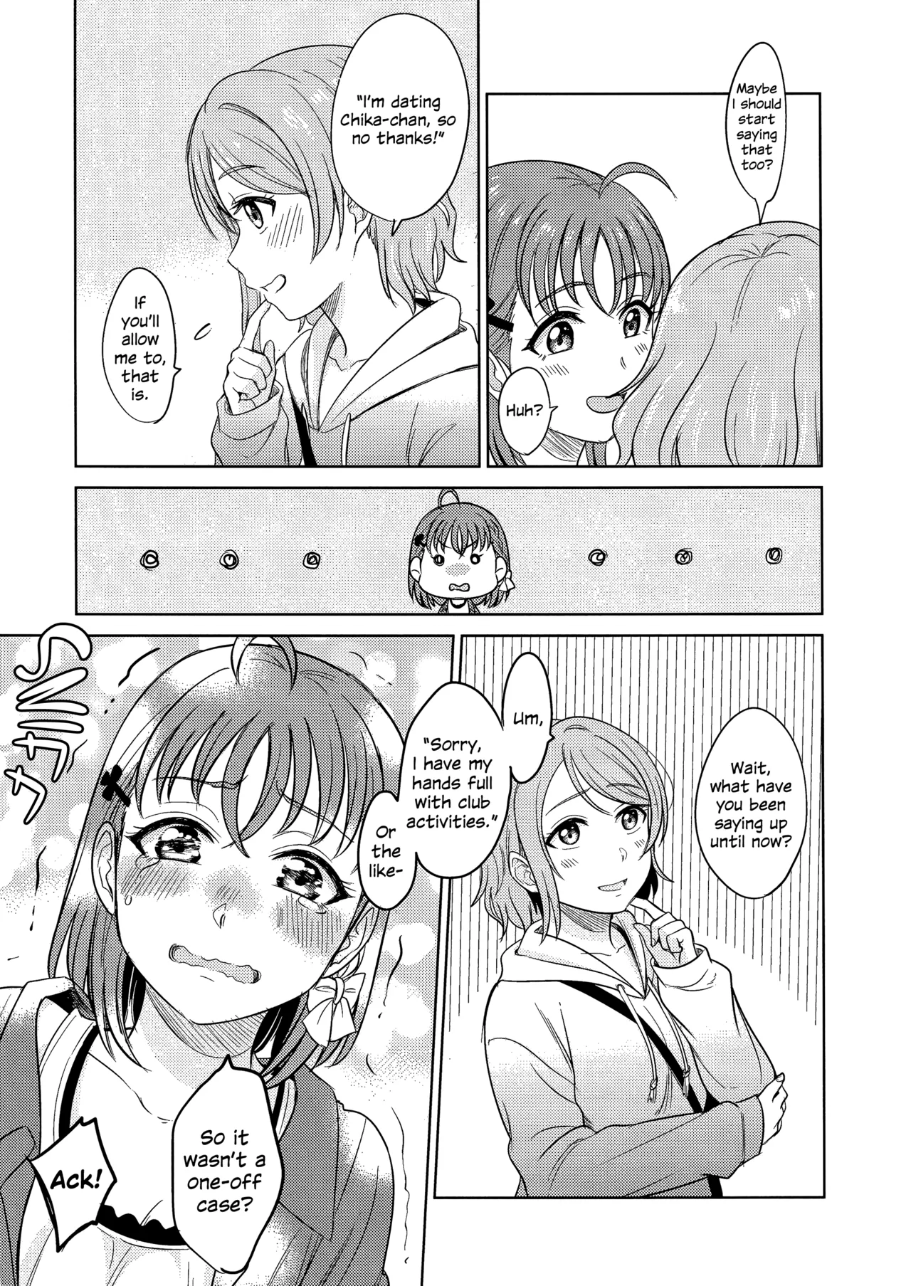 (C95) [Mushiyaki!! (Kanbayashi Makoto)] Hold Me Tight (Love Live! Sunshine!!) [English] numero di immagine  37