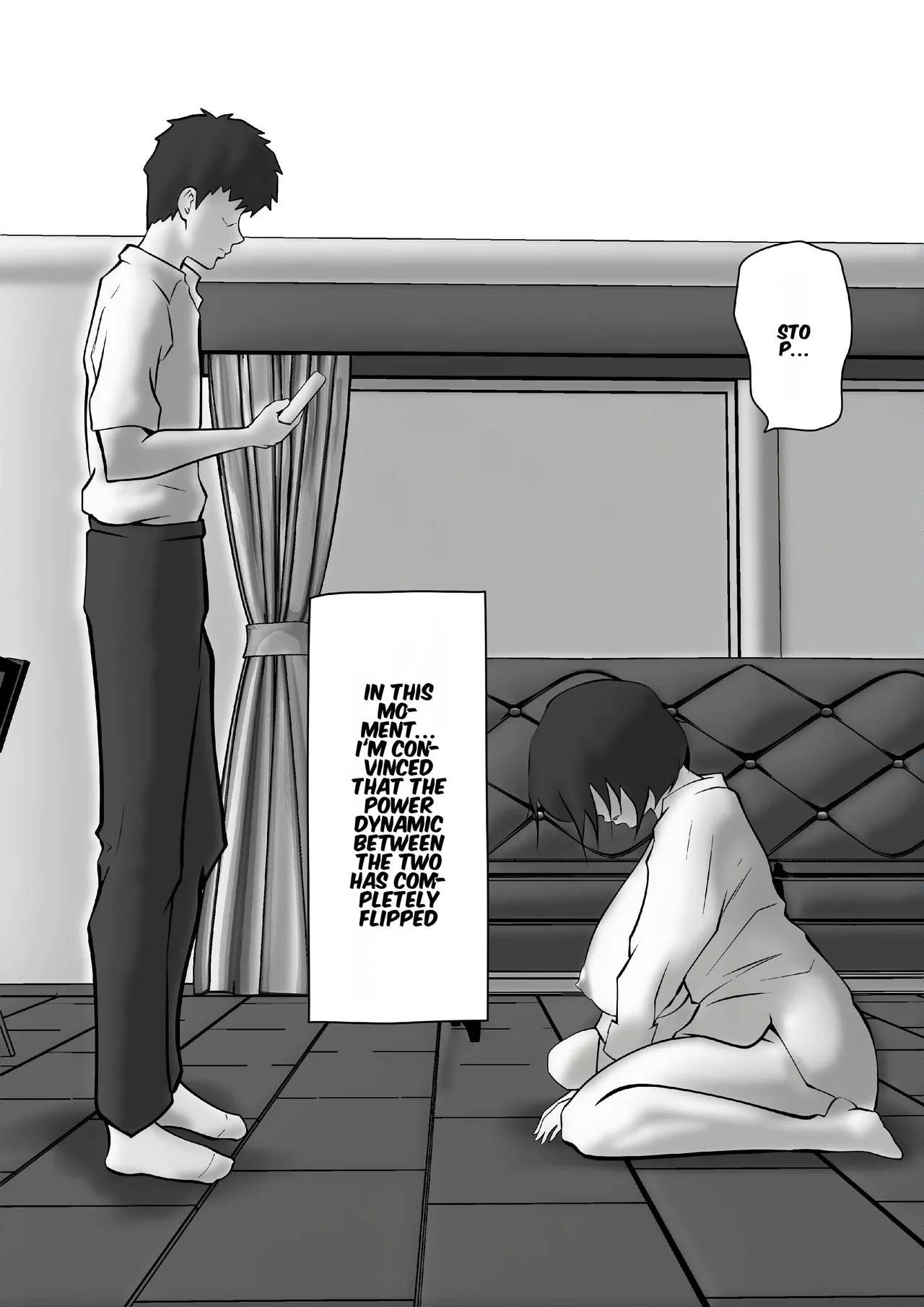 [Pentacle (Shimipan)] Tachiba Gyakuten ~Pawahara o Suru Gibo no Onanie ga Toreta node Shitagawaseru Koto ni Shita [English] 图片编号 19