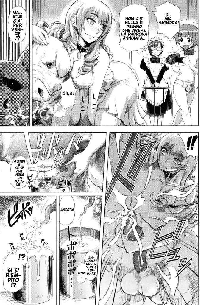 [Isako Rokuroh] Reiko Ojou-sama no Nichijou | Vita Quotidiana (Kemono For Essential 7) [Italian] 9eme image