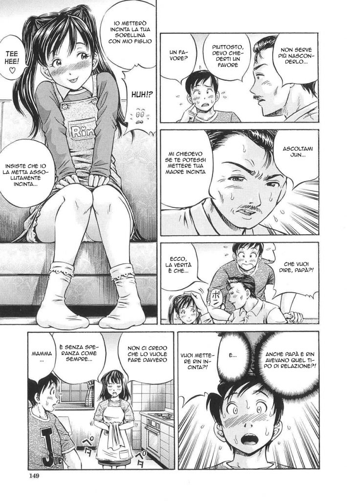 [Komine Tsubasa] Kodane wa Kasugai "Zenpen" | Ingravidare la Mamma (Samen Breeder) [Italian] изображение № 7