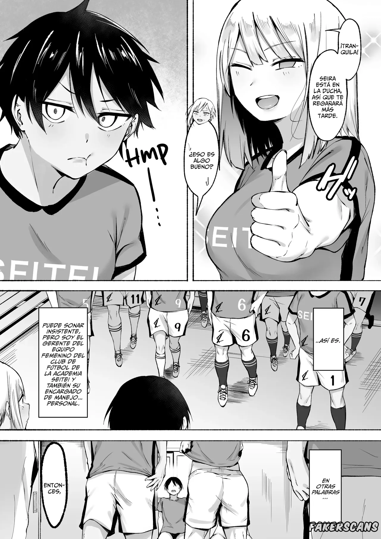 [Fetio] Seitei Gakuen Soccer-bu no Nichijou Zenpen | La Vida Diaria Del Equipo Femenino Del Club De Fútbol De La Academia Seitei ~ Primera Parte♡ [Spanish] [Fakerscans] image number 24