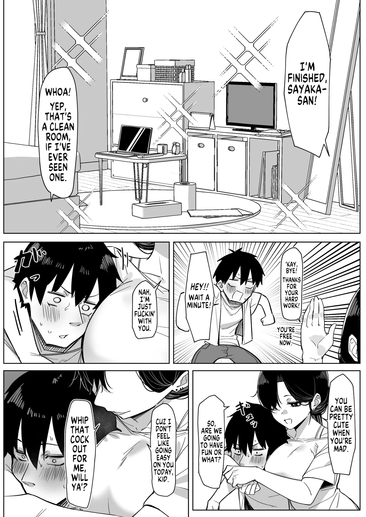 [MM] Darashinai tonari no OL | Sloppy OL Neighbour [Digital] [English] [MegaFagget] 图片编号 4