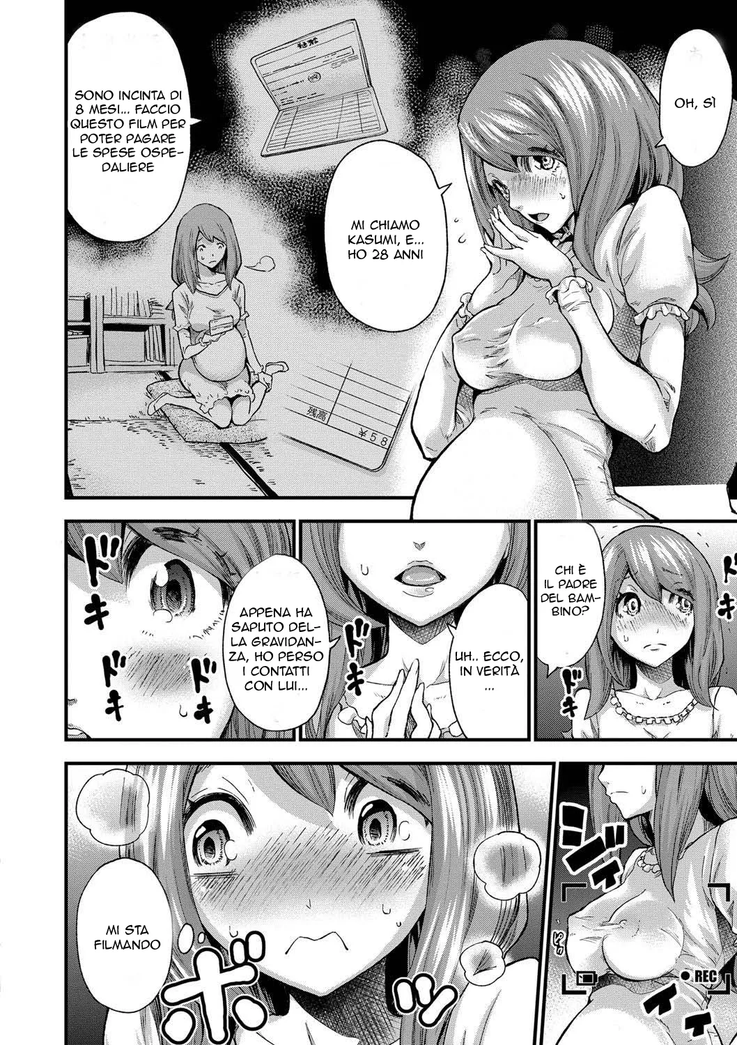 [Misaki Tou] Ringetsu Satsuei-tai | La Futura Mamma (Maternity Harassment) [Italian] [Digital] image number 9