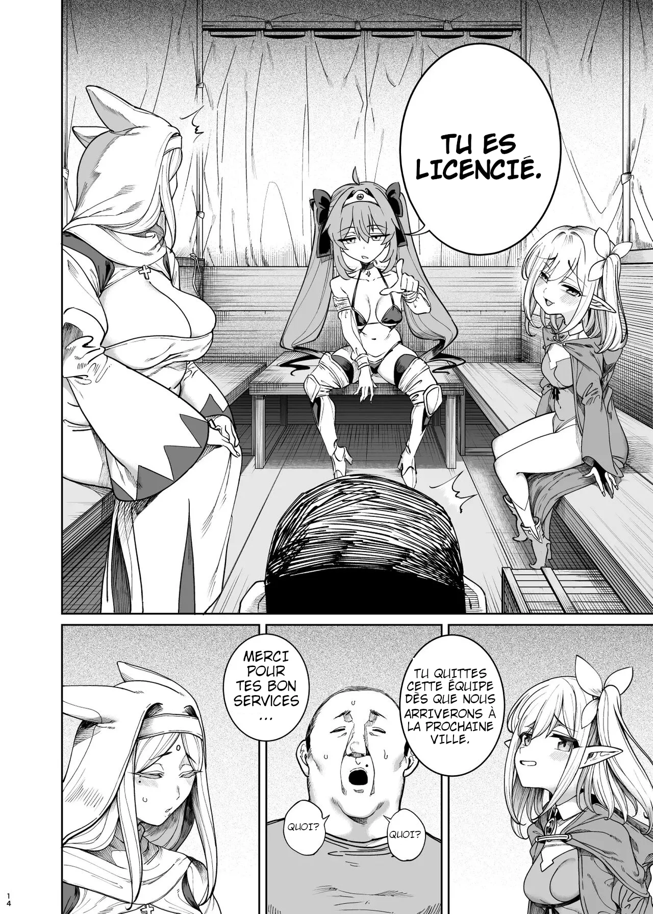 [Kamaboko Koubou (Kamaboko)] Isekai Wakarase Oji-san Yuusha Ryoujoku Hen [French] [pape245] [Digital] 图片编号 13