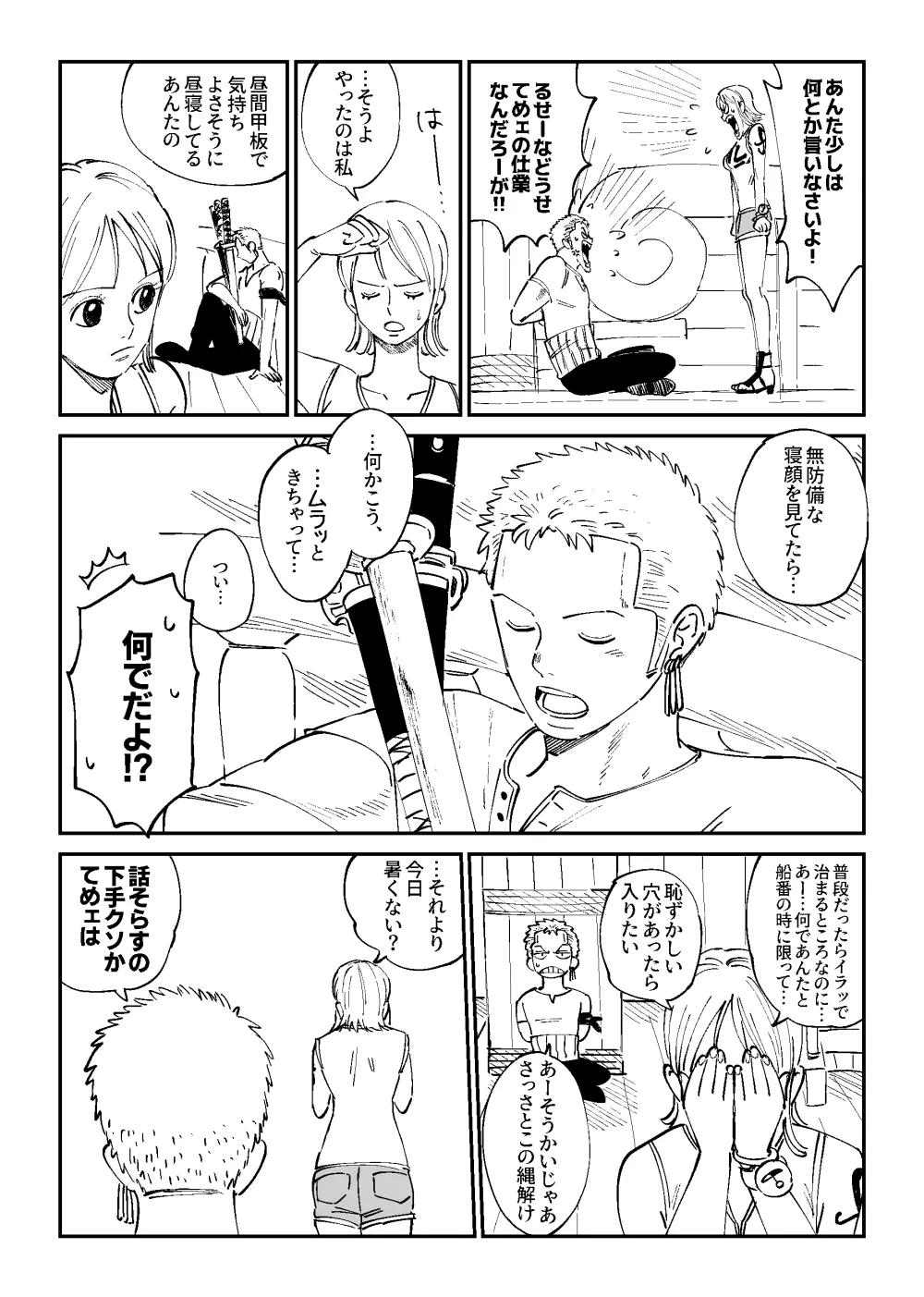 【R18】Zoronami zoro Manga imagen número 3