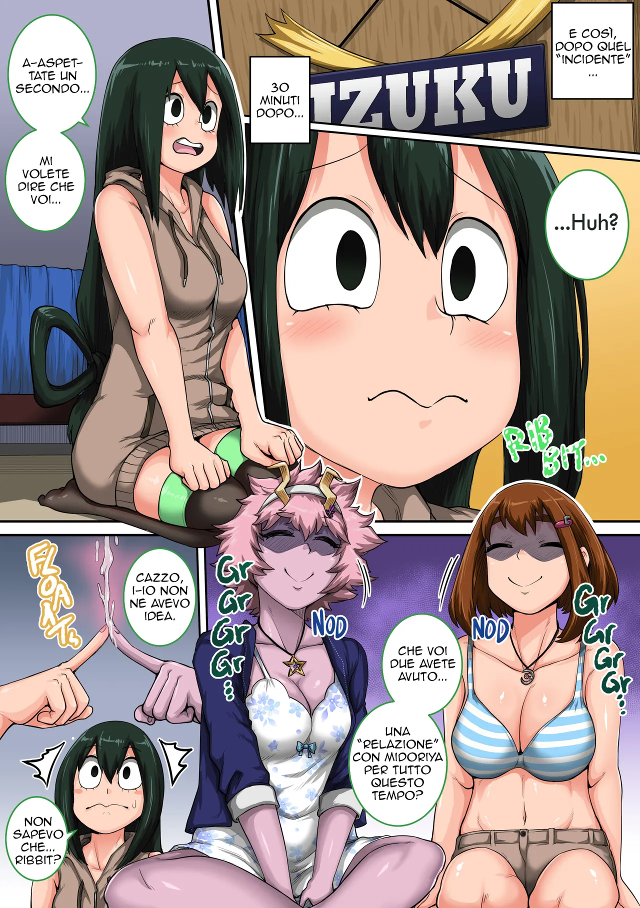 box Koujou (Juna Juna Juice)] Boku no Harem Academia: 6-wa "Doubutsu-teki na Kanojo" | Le Voglie di Froggy (Boku no Hero Academia) [Italian] image number 3