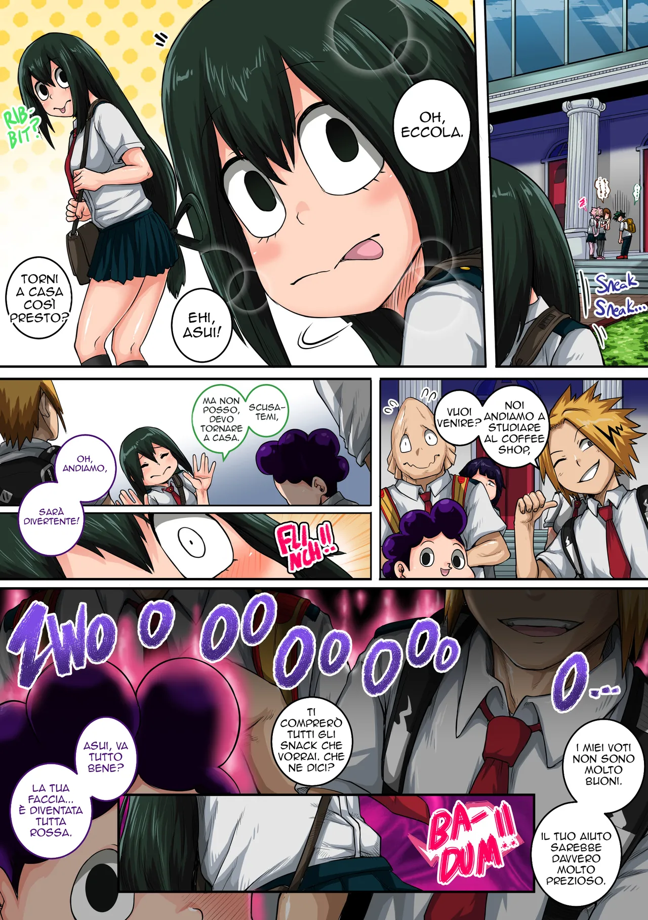 box Koujou (Juna Juna Juice)] Boku no Harem Academia: 6-wa "Doubutsu-teki na Kanojo" | Le Voglie di Froggy (Boku no Hero Academia) [Italian] image number 6