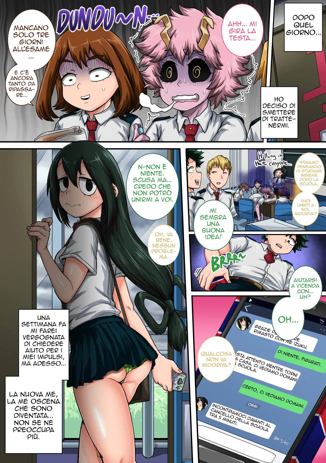 box Koujou (Juna Juna Juice)] Boku no Harem Academia: 6-wa "Doubutsu-teki na Kanojo" | Le Voglie di Froggy (Boku no Hero Academia) [Italian] image number 43