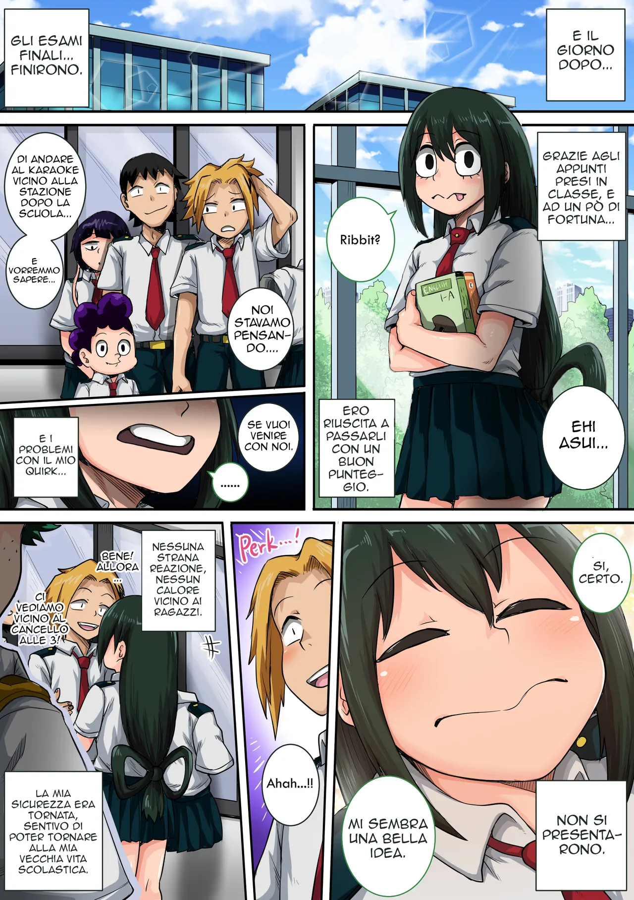 box Koujou (Juna Juna Juice)] Boku no Harem Academia: 6-wa "Doubutsu-teki na Kanojo" | Le Voglie di Froggy (Boku no Hero Academia) [Italian] image number 65