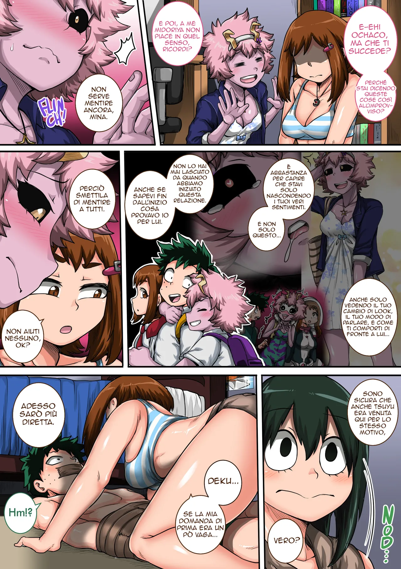 box Koujou (Juna Juna Juice)] Boku no Harem Academia: 6-wa "Doubutsu-teki na Kanojo" | Le Voglie di Froggy (Boku no Hero Academia) [Italian] image number 74