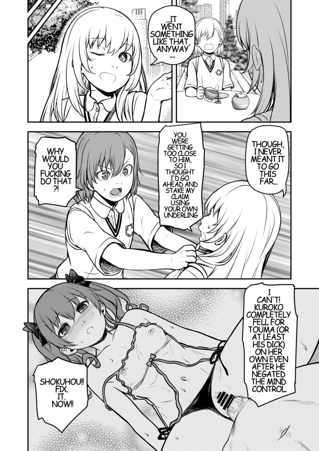 [Anon-C] Black Thoughts (Toaru Kagaku no Railgun) [English] 图片编号 21