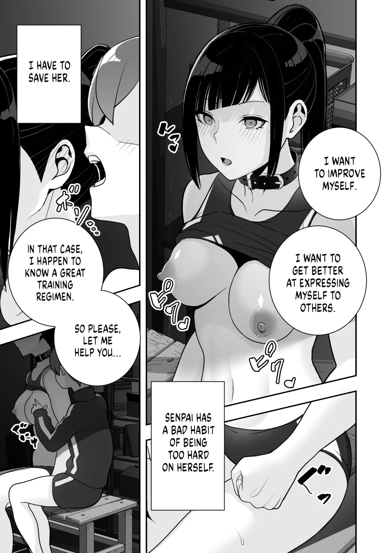 [Material Engine (Materia)] Reizoku no Kubiwa Akogare no Rikujoubu Senpai o Toraete Jibun no Konomi ni Sennou Choukyou | I Claimed my Beloved Track-and-Field Senpai and Brainwashed her into my Perfect Woman [English] 画像番号 42