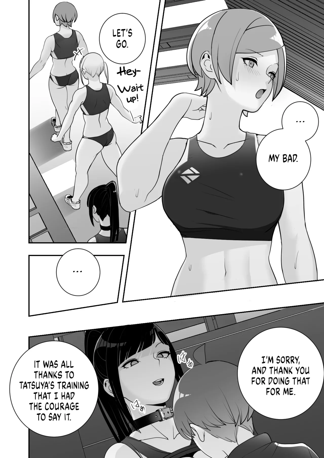 [Material Engine (Materia)] Reizoku no Kubiwa Akogare no Rikujoubu Senpai o Toraete Jibun no Konomi ni Sennou Choukyou | I Claimed my Beloved Track-and-Field Senpai and Brainwashed her into my Perfect Woman [English] 画像番号 57