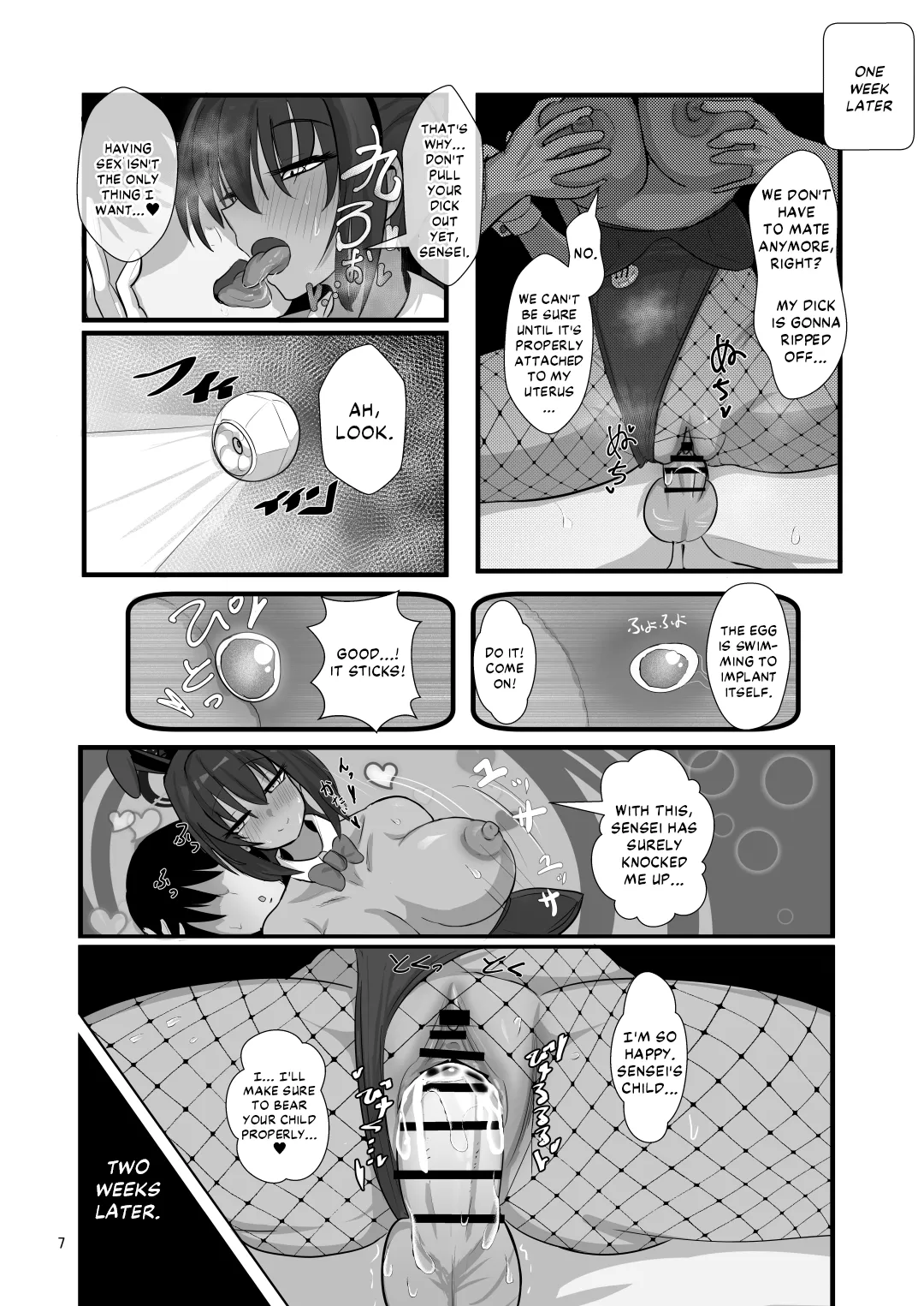 [bunsan] Karin to Honki Kozukuri (Blue Archive) [English] [DKKMD Translations] imagen número 8