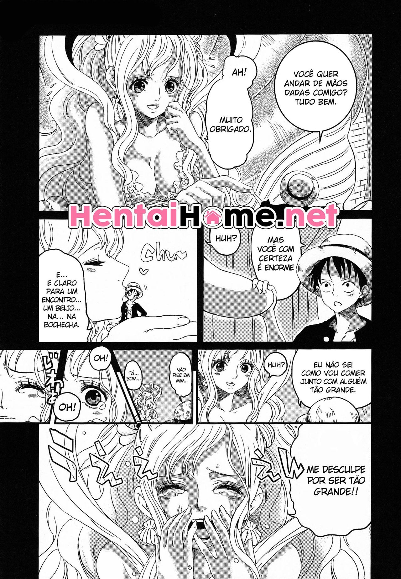 (C80) [Queen Of VANILLA (Tigusa Suzume)] Ningyohime (One Piece) [Portuguese-BR] [HentaiHome] numero di immagine  3