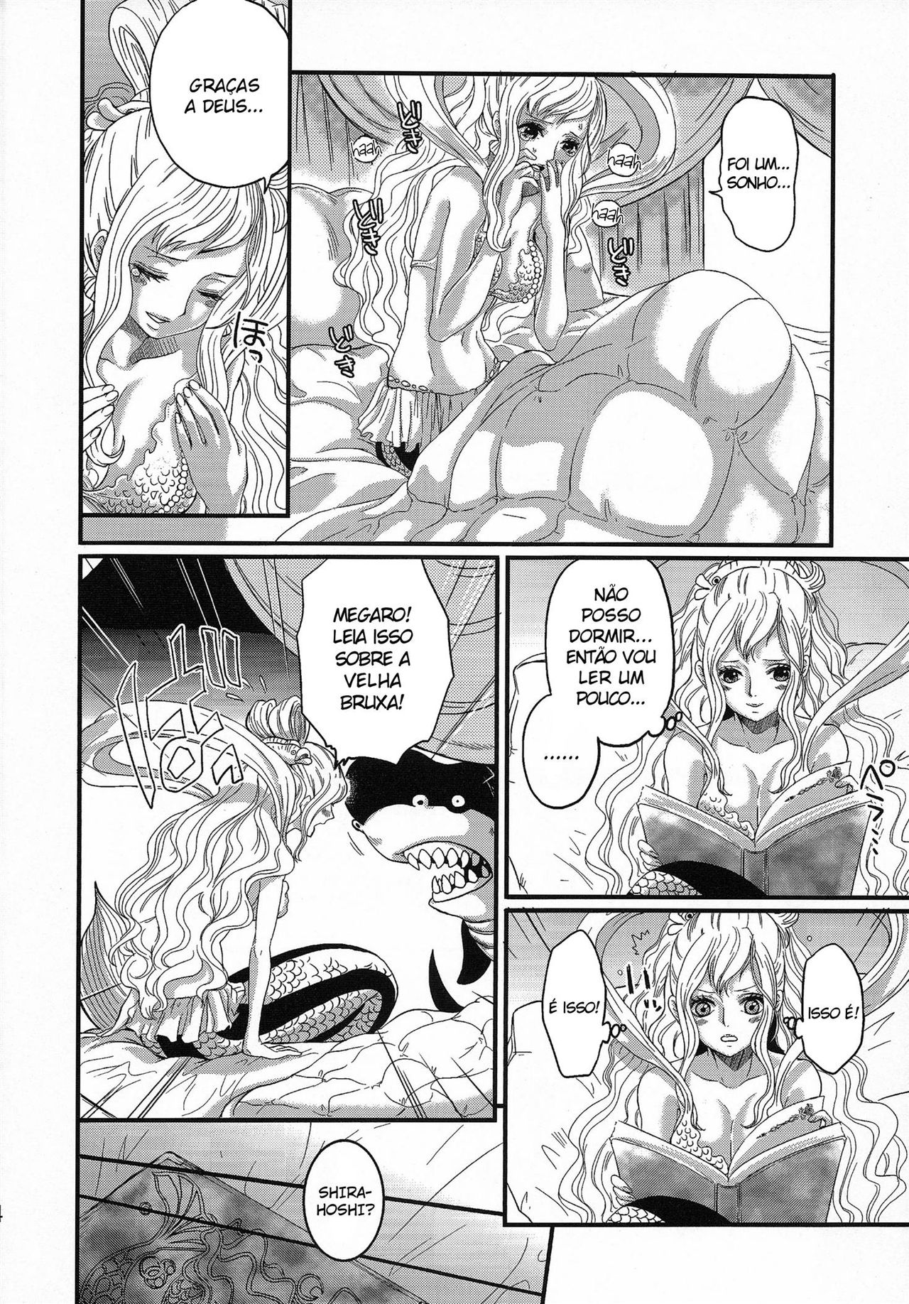 (C80) [Queen Of VANILLA (Tigusa Suzume)] Ningyohime (One Piece) [Portuguese-BR] [HentaiHome] numero di immagine  4