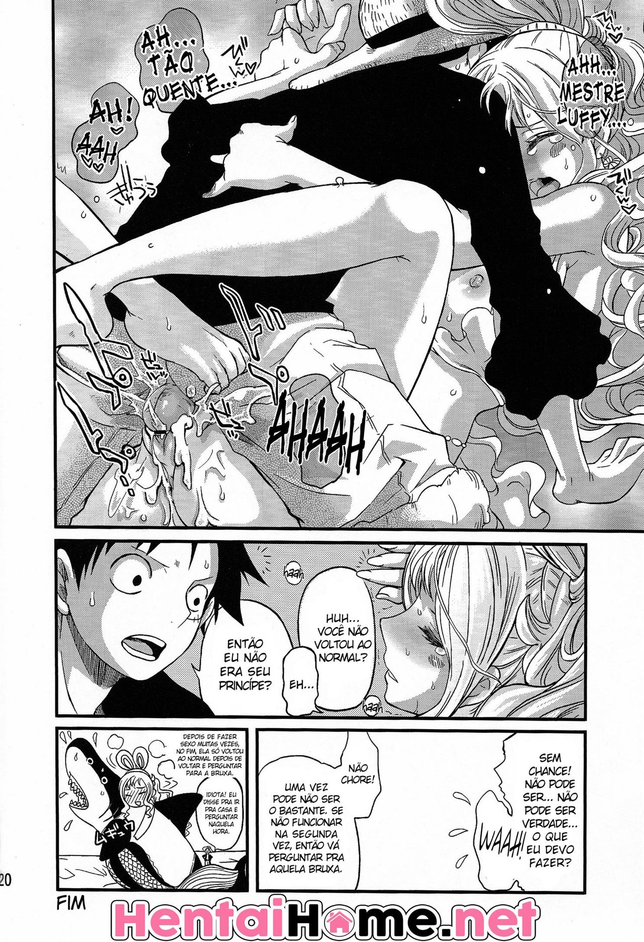 (C80) [Queen Of VANILLA (Tigusa Suzume)] Ningyohime (One Piece) [Portuguese-BR] [HentaiHome] numero di immagine  20