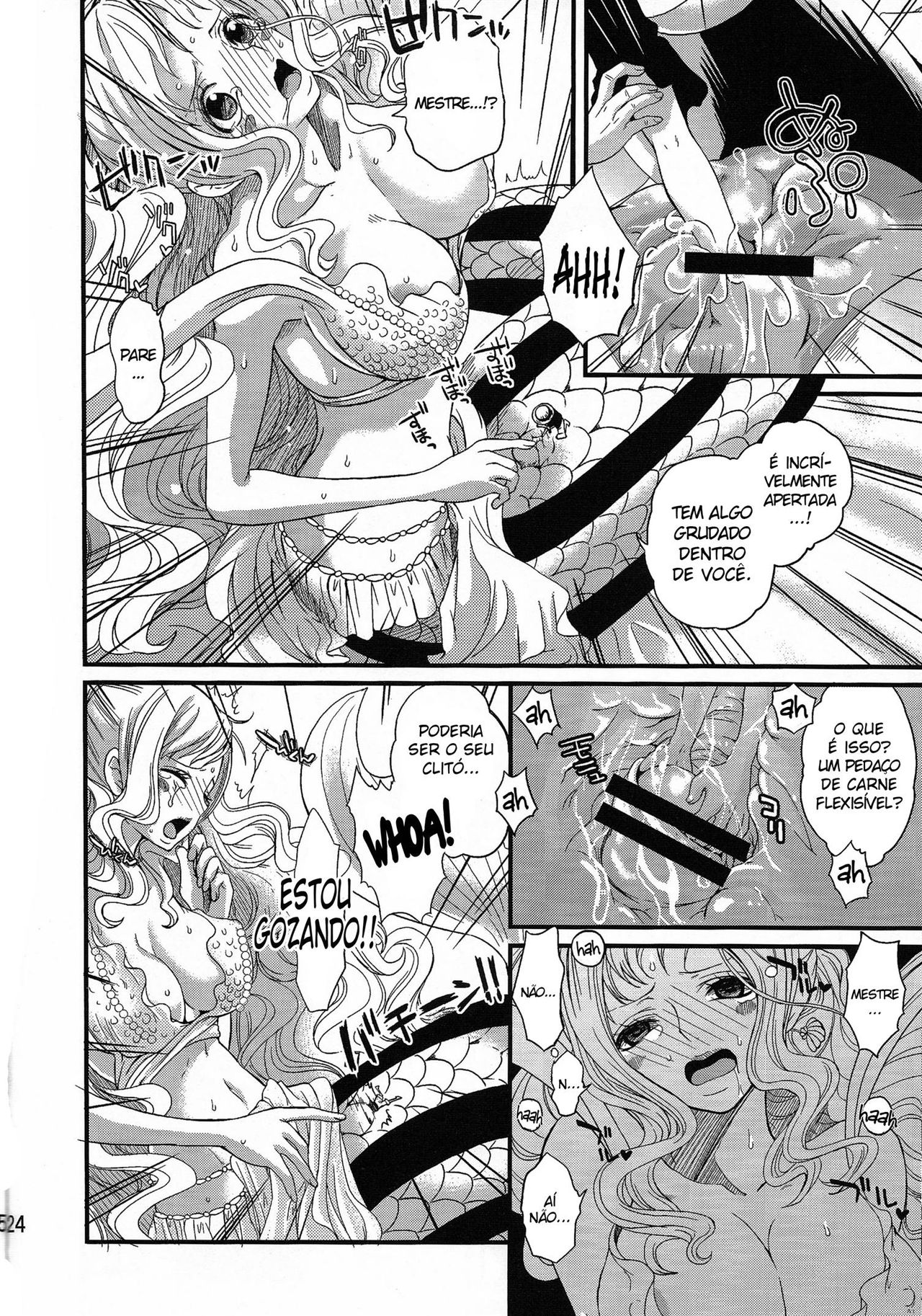 (C80) [Queen Of VANILLA (Tigusa Suzume)] Ningyohime (One Piece) [Portuguese-BR] [HentaiHome] numero di immagine  24