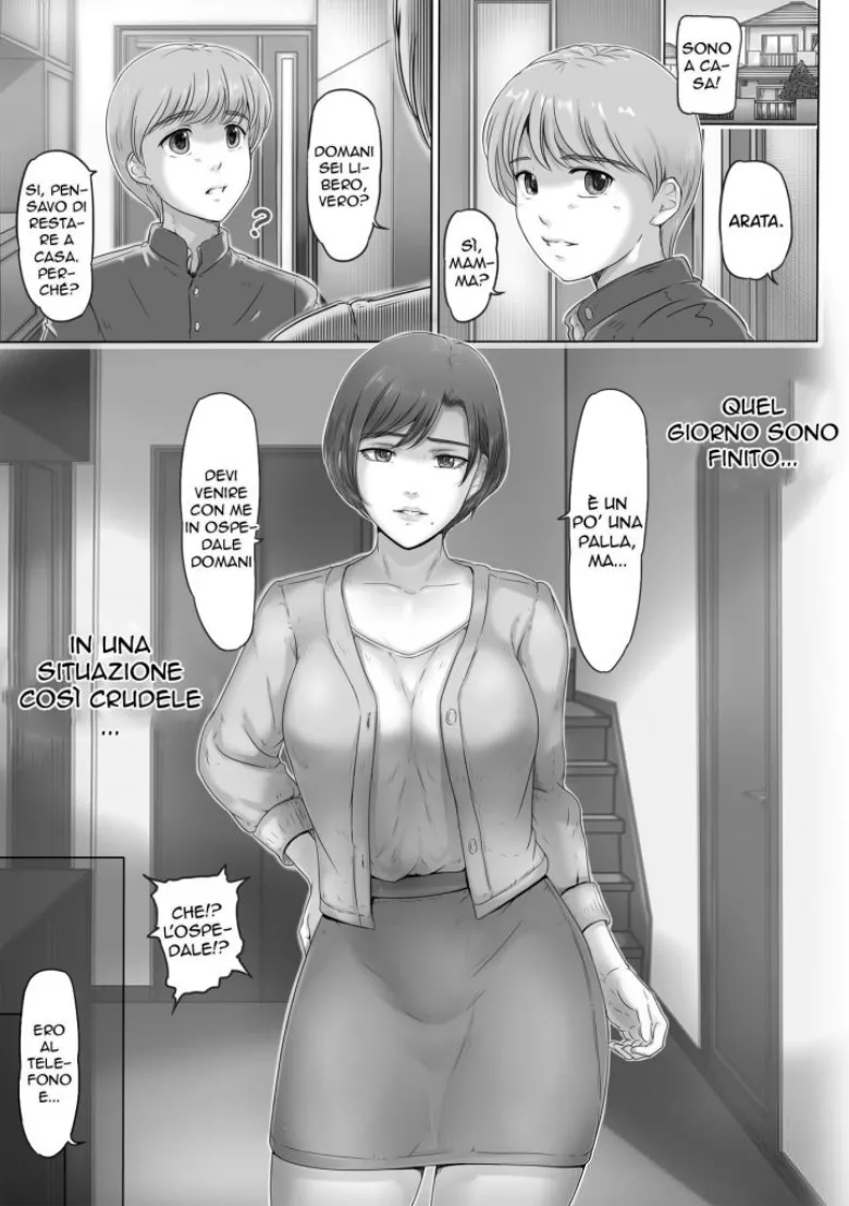 [Lemon Cake (Lemon Keiki)] Okaa-san wa Koko ni Iru - My mom is here | Affetto Materno [Italian] 图片编号 2