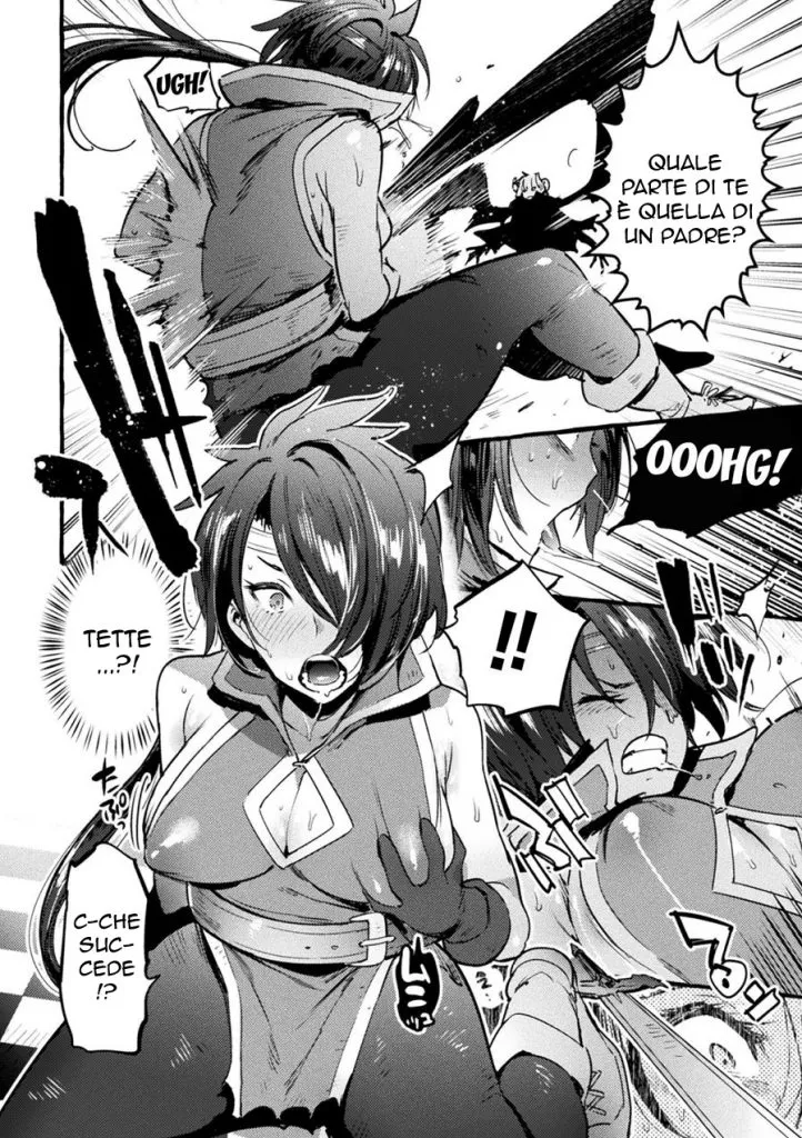 [Itami] Musuko ga Maou no Nyotaika Otou-san Yuusha, Otsu | La Caduta dell' Eroe (2D Comic Magazine TS Akuochi Nyotaika Shita Seigikan-tachi ga Akuten Acme! Vol. 1) [Italian] [Digital] 图片编号 4