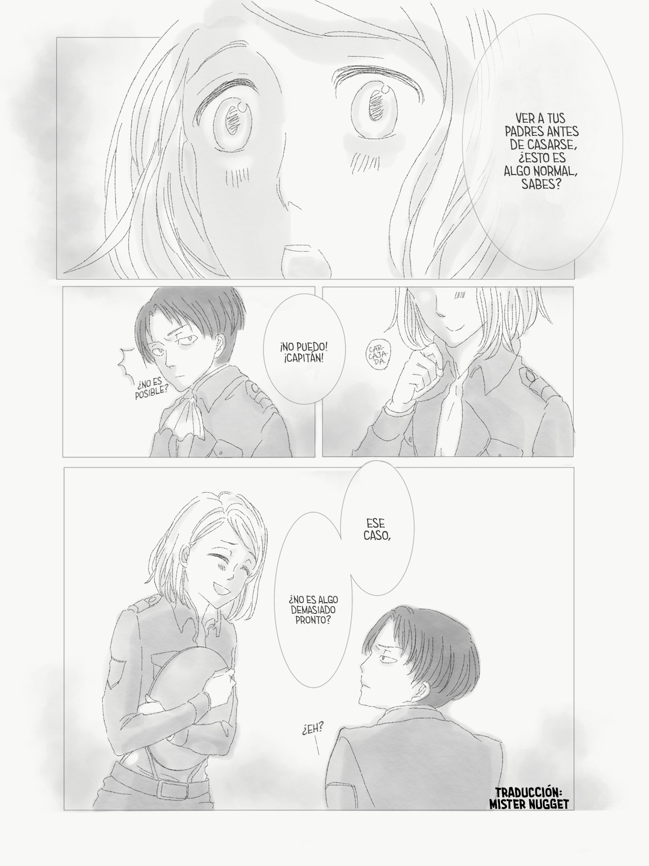 [(Wèi yāng)] 【Rivetra】 Novia (Shingeki no Kyojin) [Spanish] [Mr. Nugget] 이미지 번호 9