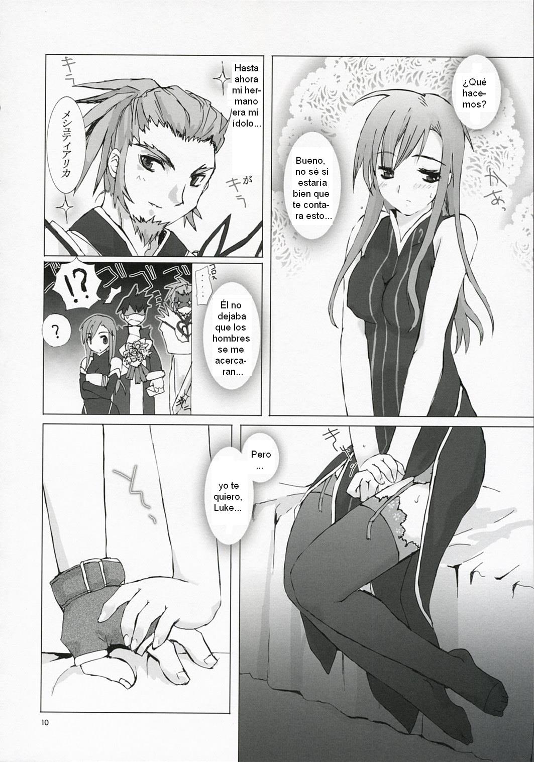 (C72) [Gensou Kuukan (Mizuhara Mei)] Tanpatsu Luke Junjou Hen (Tales of the Abyss) [Spanish] [Biblioteca Hentai] 이미지 번호 9