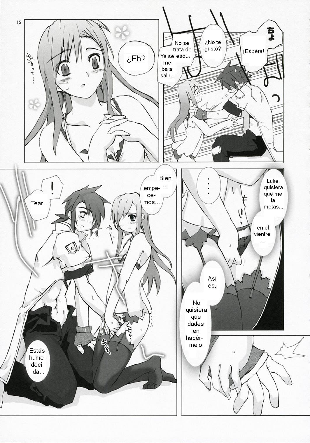 (C72) [Gensou Kuukan (Mizuhara Mei)] Tanpatsu Luke Junjou Hen (Tales of the Abyss) [Spanish] [Biblioteca Hentai] 이미지 번호 14