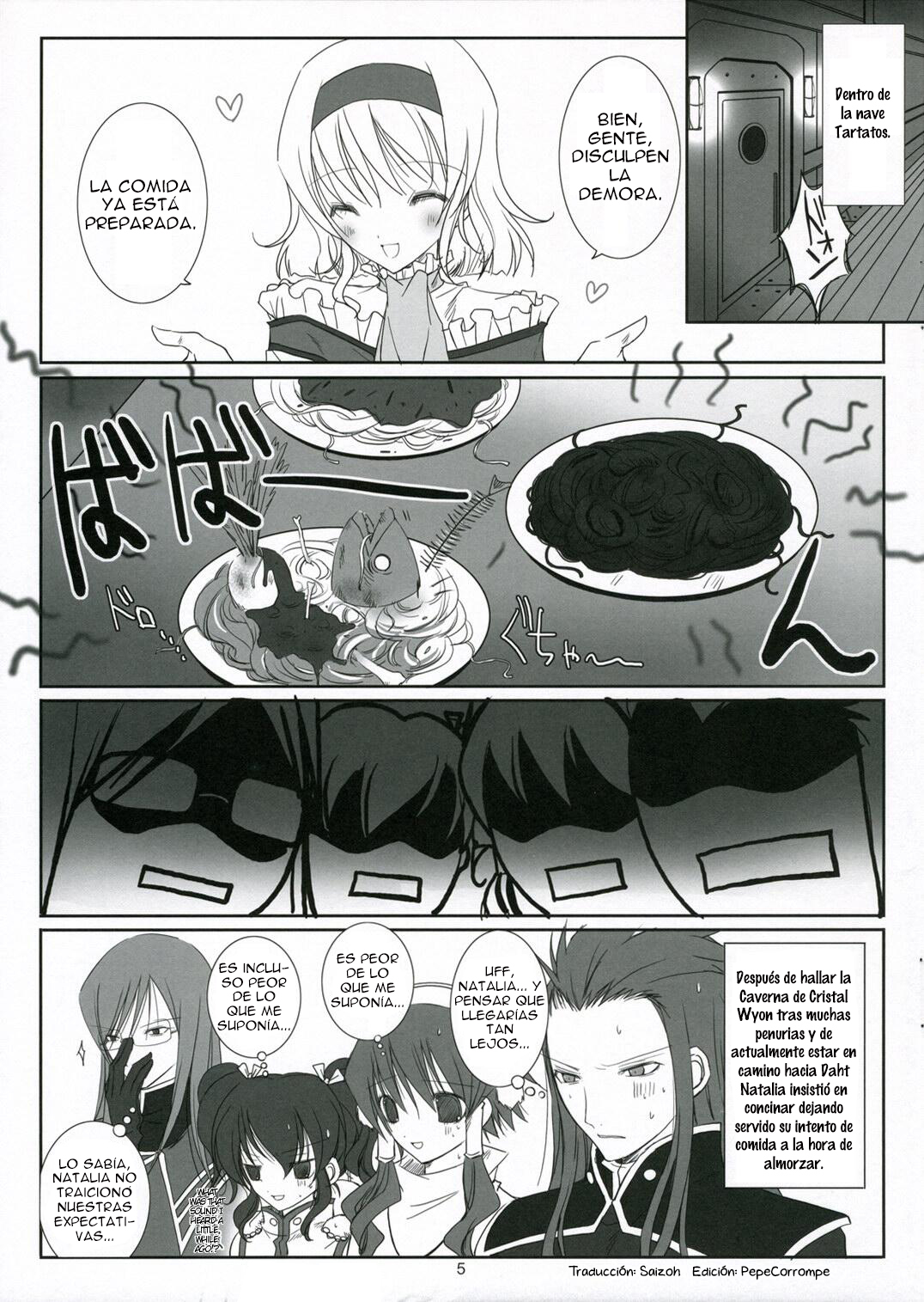 (C70) [102 Goushitsu (vanilla)] HONEYED (Tales of the Abyss) [Spanish] [Biblioteca Hentai] 画像番号 5