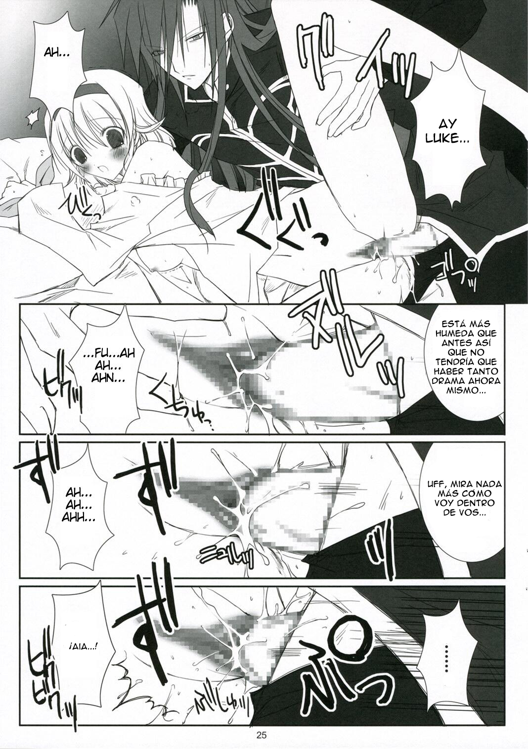 (C70) [102 Goushitsu (vanilla)] HONEYED (Tales of the Abyss) [Spanish] [Biblioteca Hentai] 画像番号 25