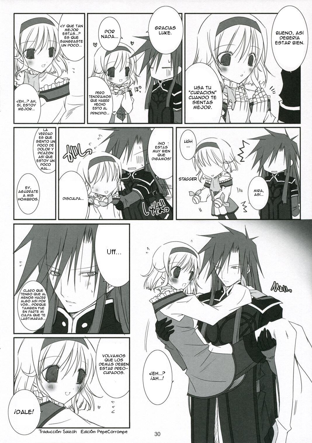 (C70) [102 Goushitsu (vanilla)] HONEYED (Tales of the Abyss) [Spanish] [Biblioteca Hentai] 画像番号 30