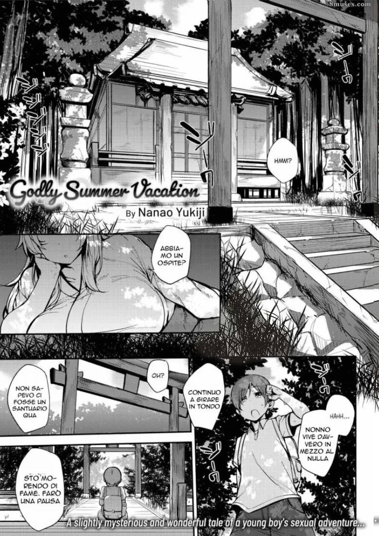 [Nanao Yukiji] Kami Summer na Natsuyasumi | Una Dea Generosa (COMIC X-EROS #70) [Italian] [Decensored] [Digital] 图片编号 1