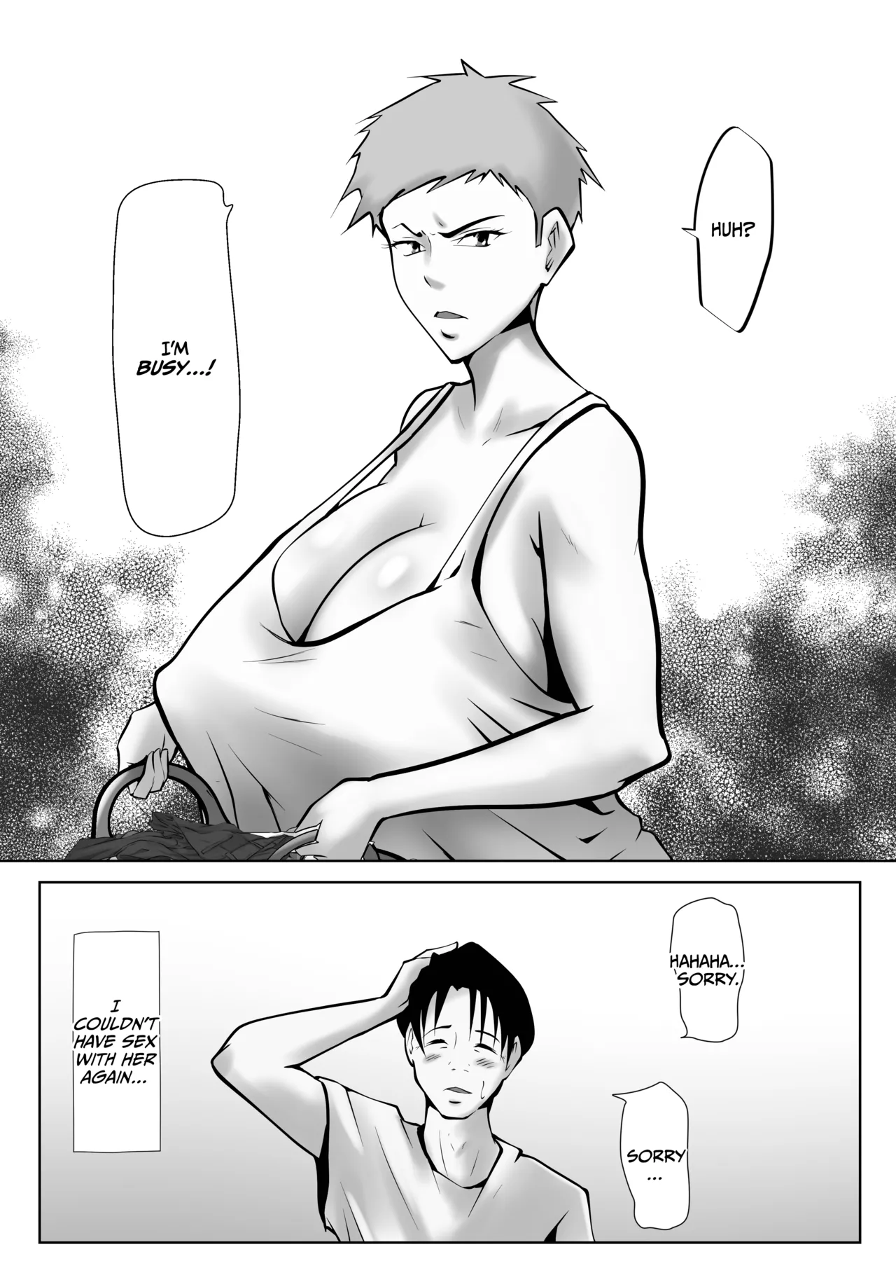 [Pentacle (Shimipan)] Tsuma ga Sex Sasete Kurenai no de, Musuko ni Netotte Moratte Okazu ni suru koto ni Shimashita numero di immagine  3