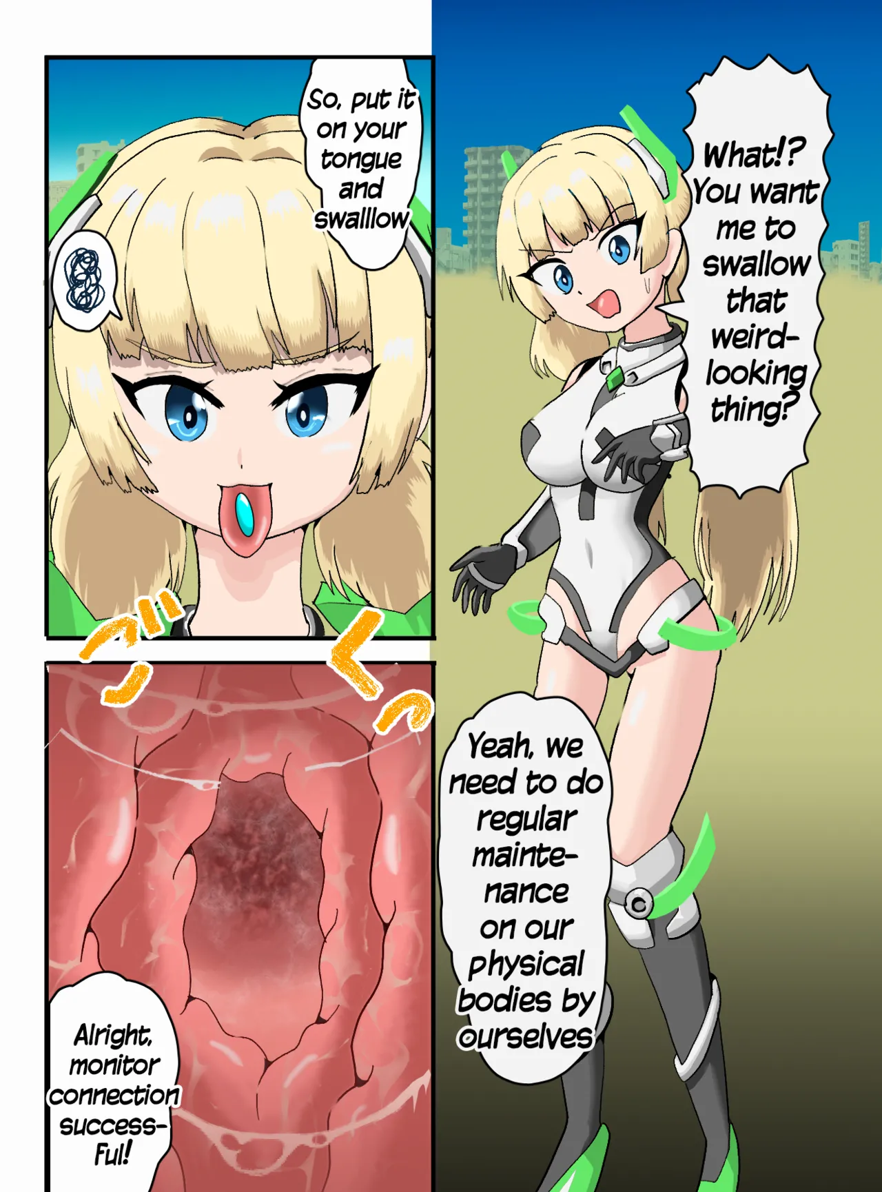 [Naruto] Kapuserunaishikyō kara mita, jibun no tainai no kōkei ni odoroku anjera-chan. 图片编号 4