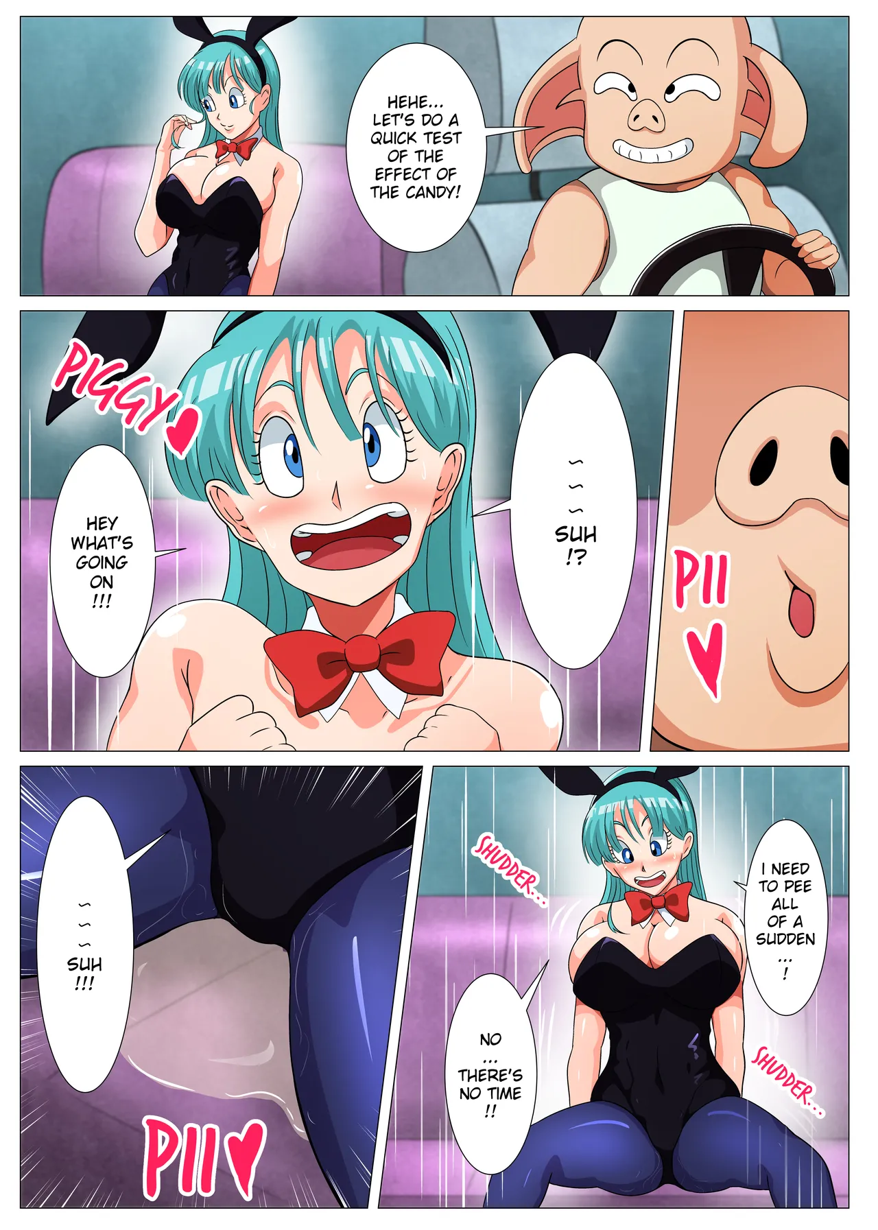 [Q Doujin] Sukebe na Buta no Ecchi na Sakuryaku | The Naughty Tricks of a Perverted Pig (Dragon Ball) [English] {Enterecti} 이미지 번호 4