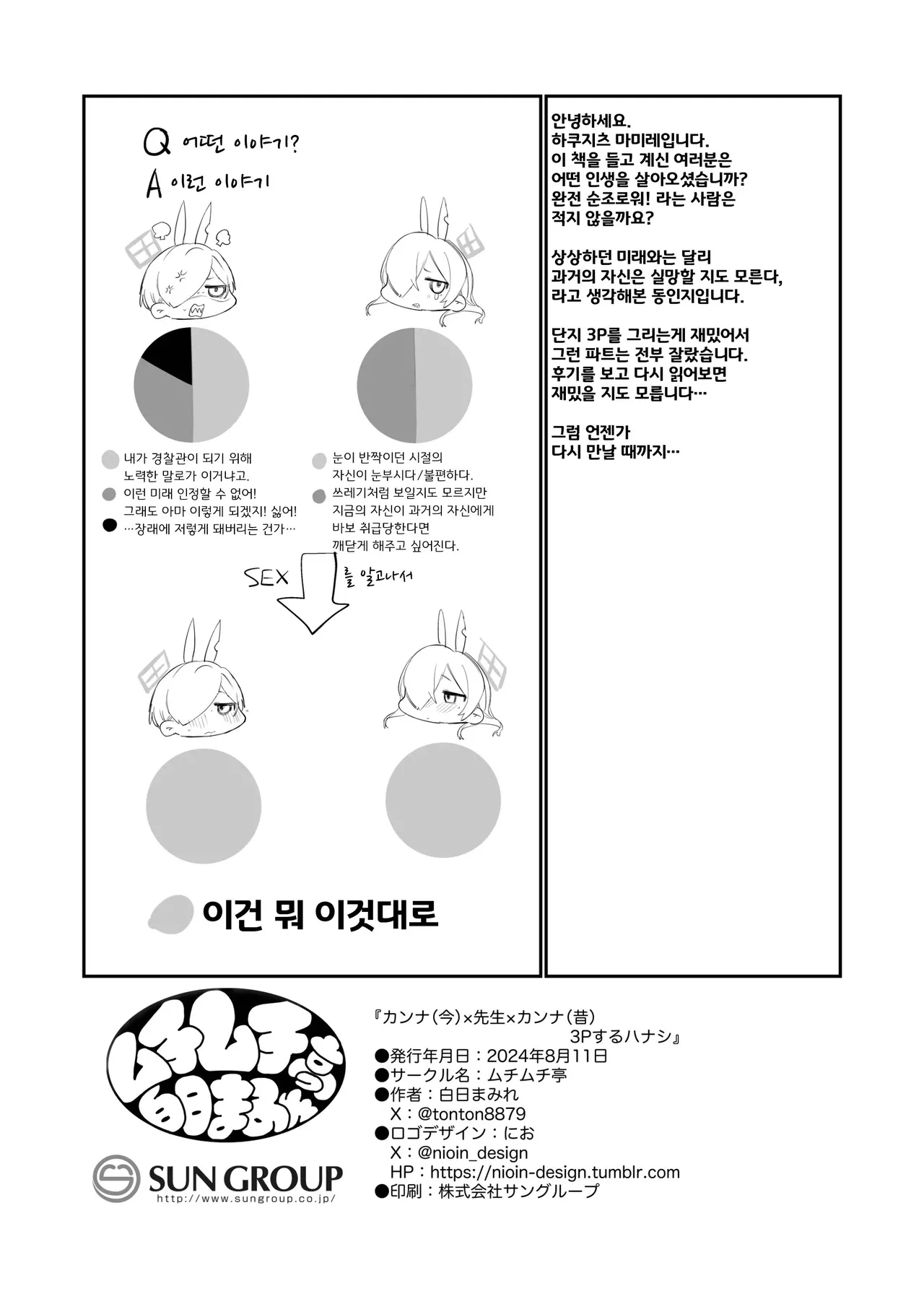 [Muchimuchitei (Hakujitsu Mamire)] Kanna (Ima) x Sensei x Kanna (Mukashi) 3P Suru Hanashi | 칸나(현재)x선생x칸나(과거) 3P하는 이야기 (Blue Archive) [Korean] [Digital] 이미지 번호 30