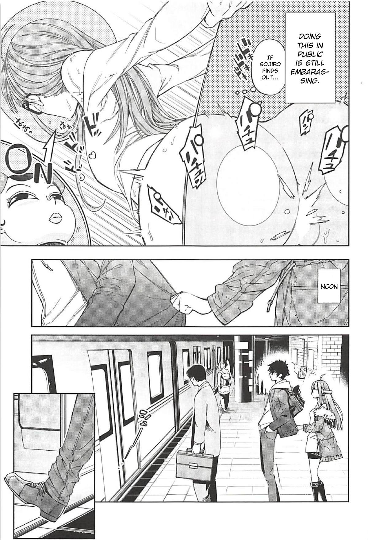 (C94) [Kindergarten (Hobo3)] Futaba to Kareshi no Ecchi na Ichinichi (Persona 5) [English] [CrowKarasu] изображение № 4