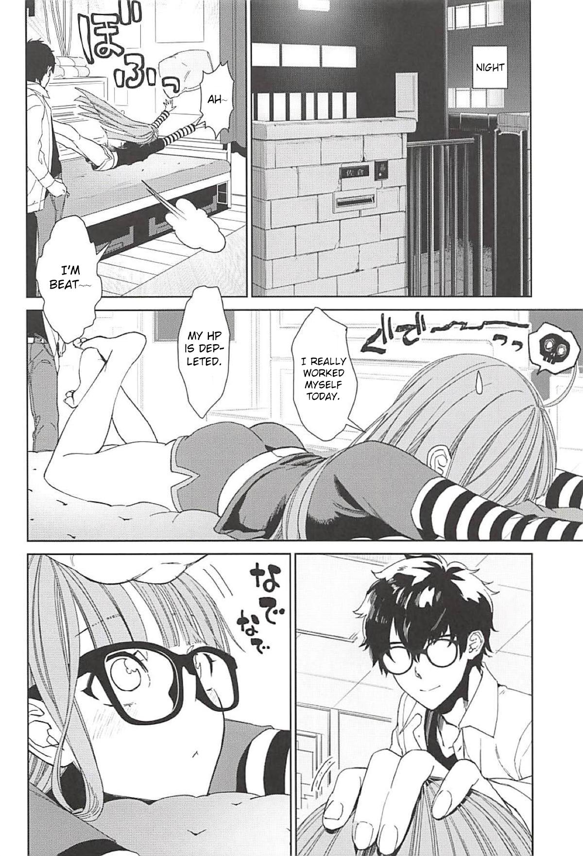 (C94) [Kindergarten (Hobo3)] Futaba to Kareshi no Ecchi na Ichinichi (Persona 5) [English] [CrowKarasu] изображение № 7