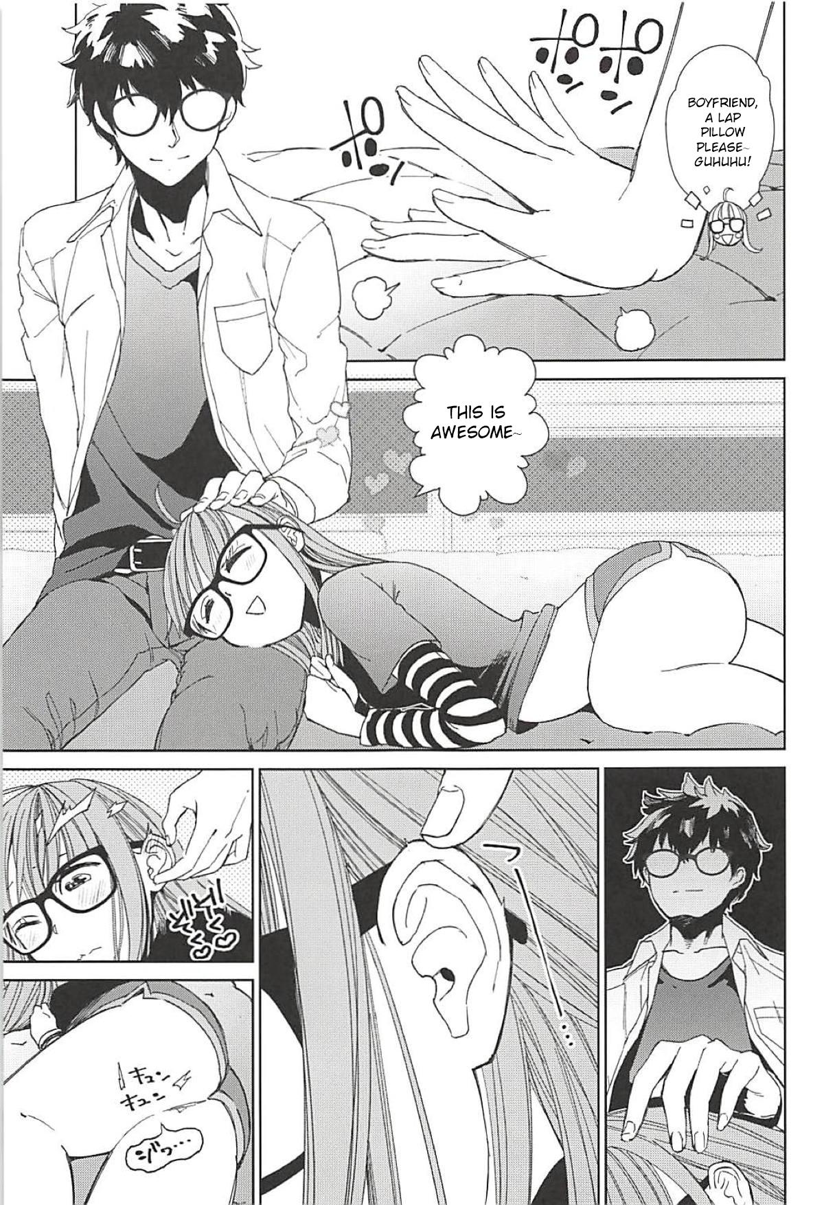 (C94) [Kindergarten (Hobo3)] Futaba to Kareshi no Ecchi na Ichinichi (Persona 5) [English] [CrowKarasu] изображение № 8