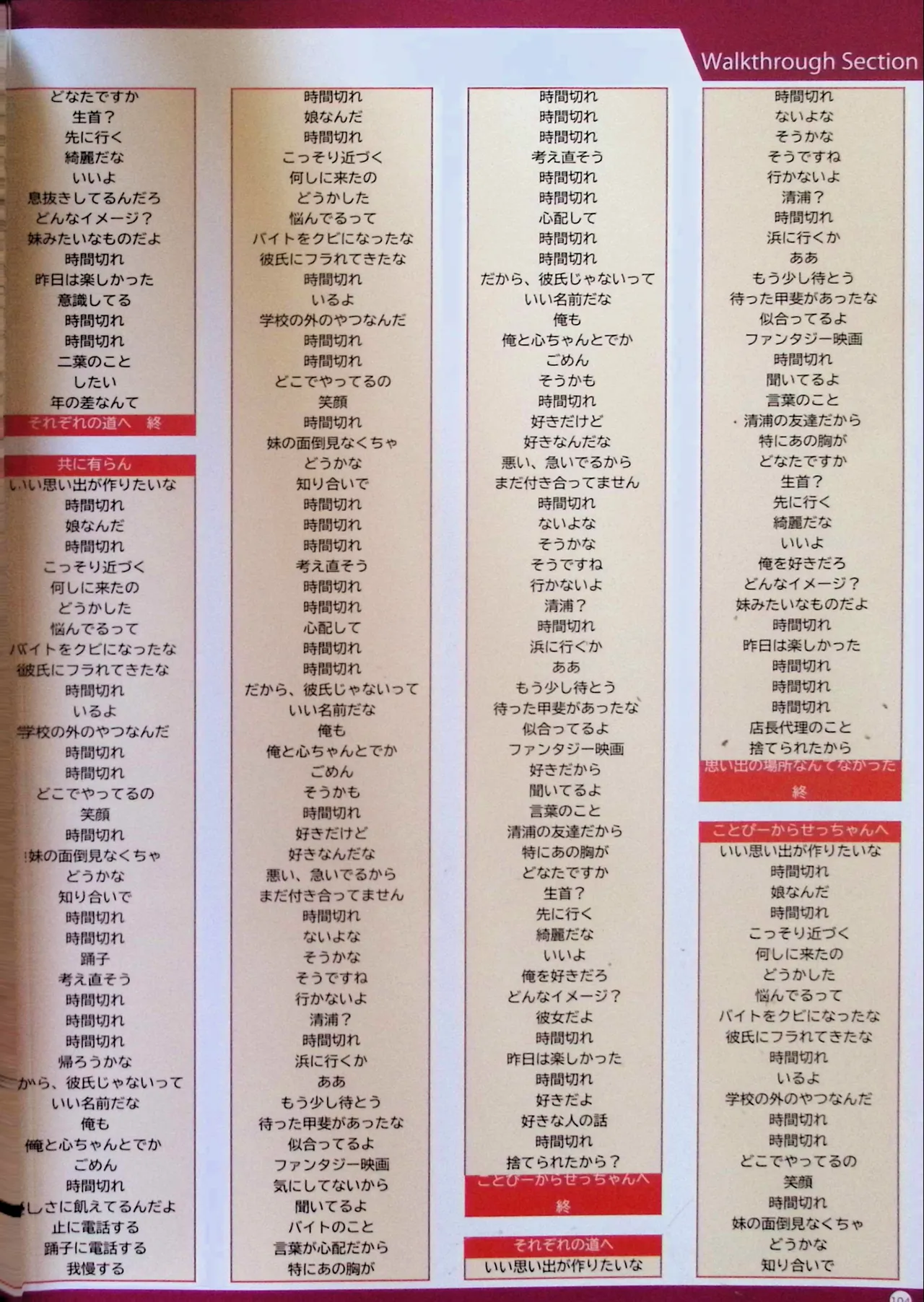 SCHOOLDAYS SERIES COMPLETE BOX  Visual Book(whole but low quality) numero di immagine  27