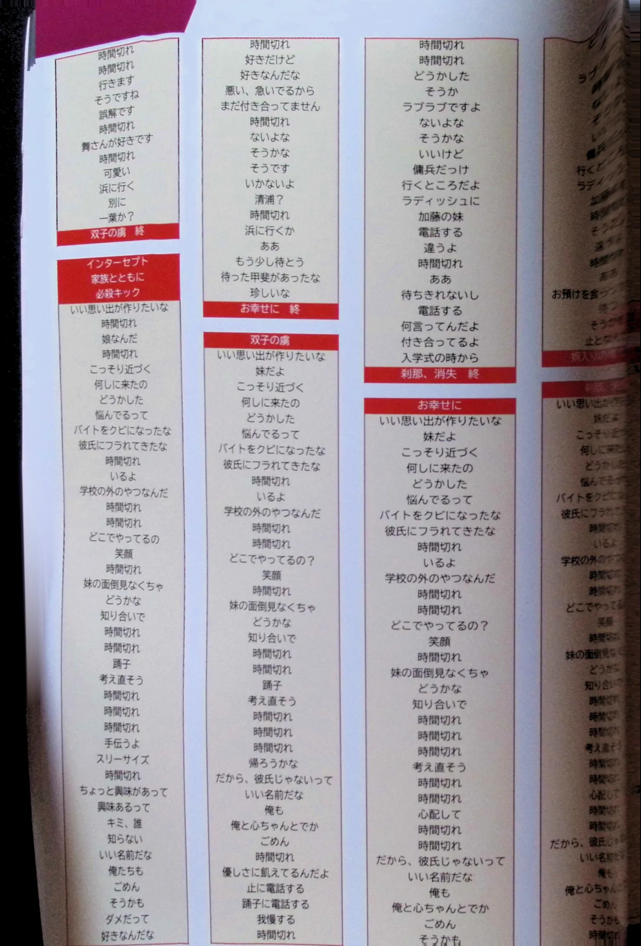 SCHOOLDAYS SERIES COMPLETE BOX  Visual Book(whole but low quality) numero di immagine  30