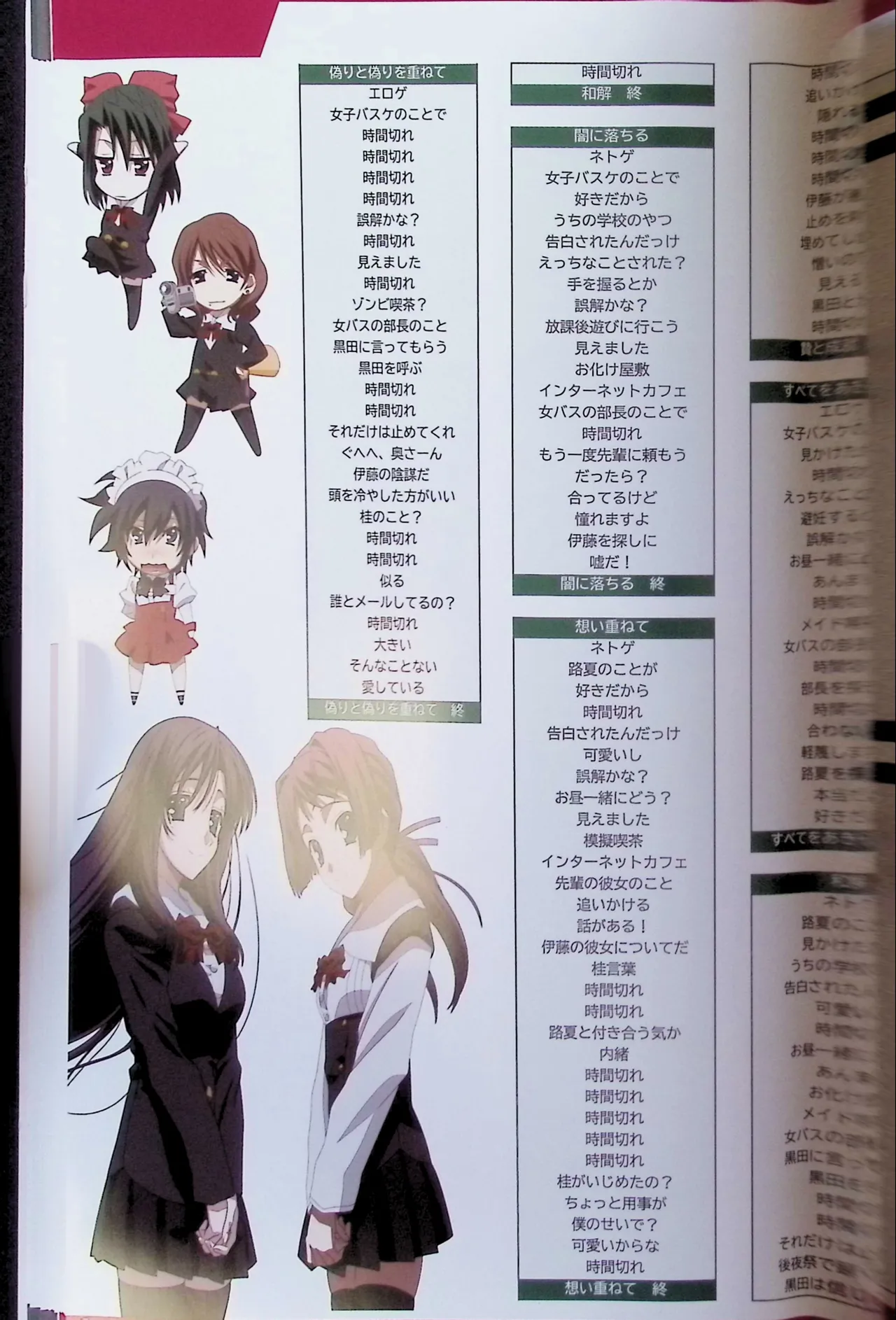 SCHOOLDAYS SERIES COMPLETE BOX  Visual Book(whole but low quality) numero di immagine  40