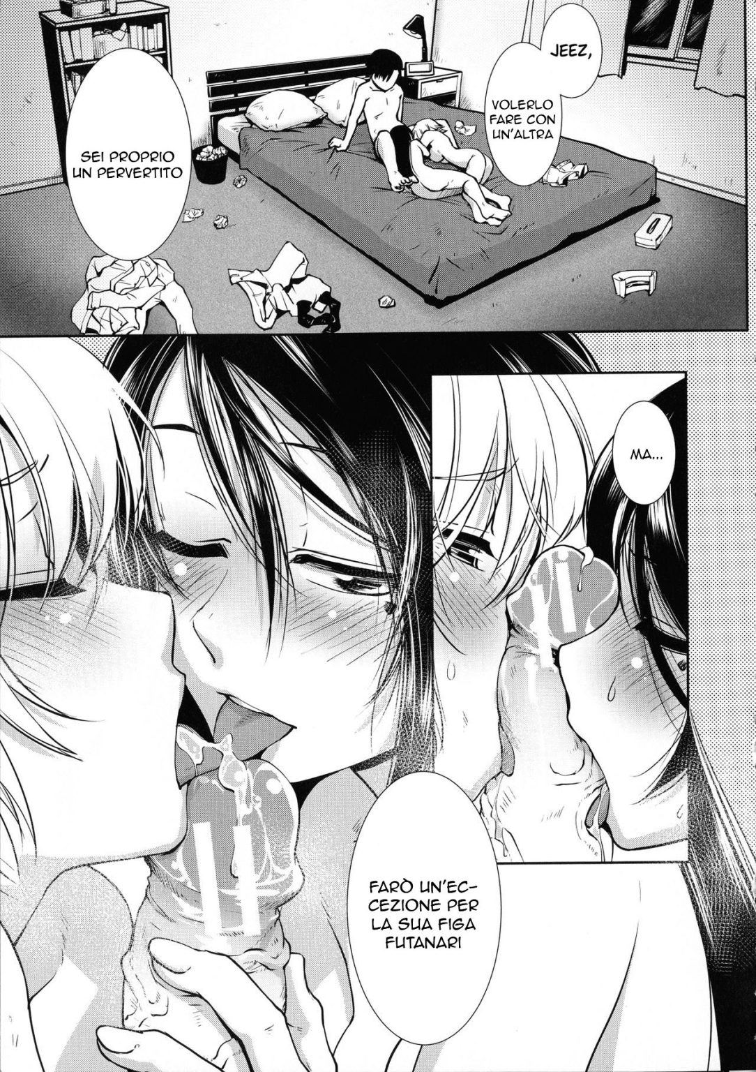 [Kamotama] Futanari Tannari | Lei soddisfa tutti [Italian] numero di immagine  24